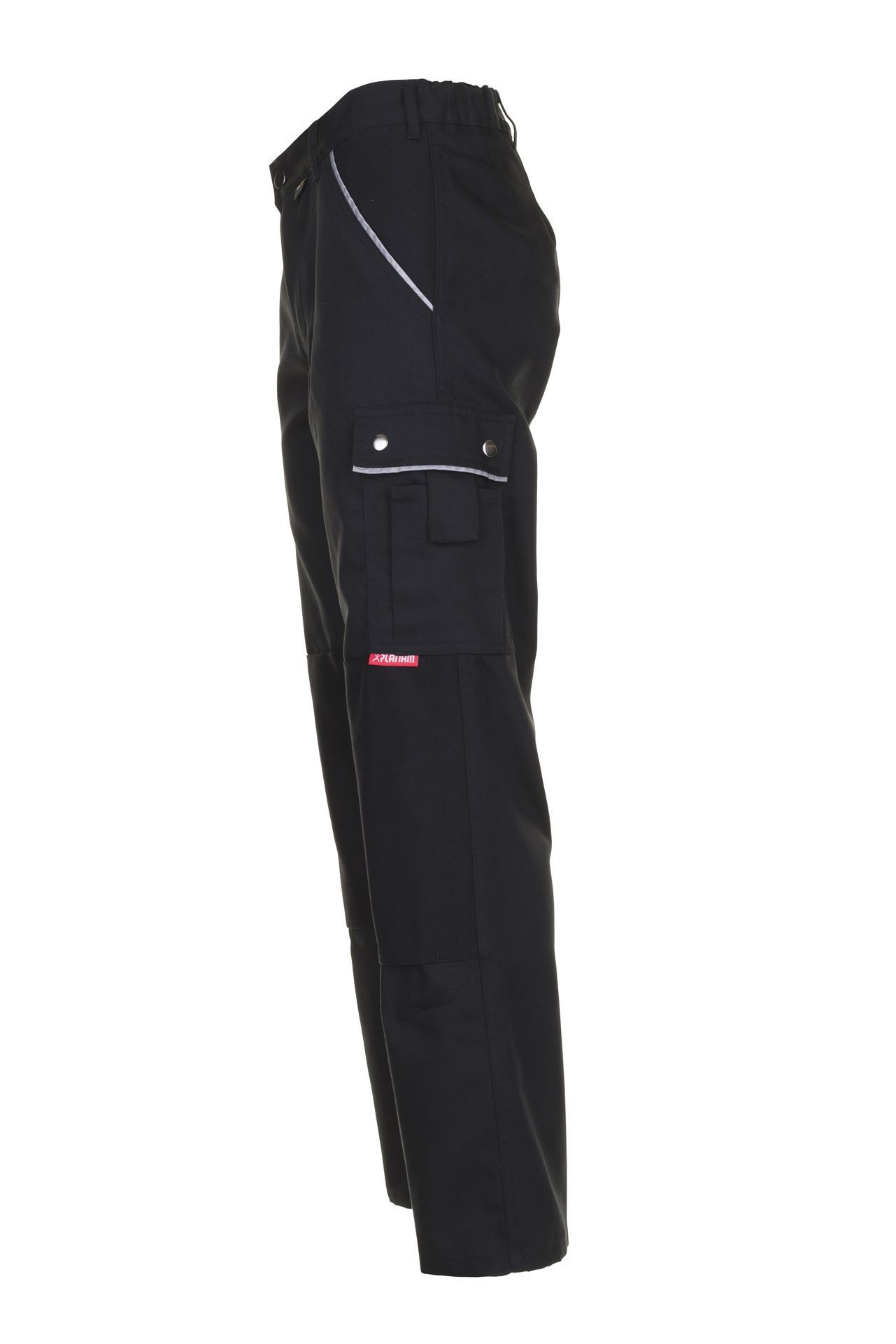 Planam Arbeitshose PLANAM Herren Bundhose CANVAS-320 Reflex CORDURA® Schwarz – Bild 3 von 4