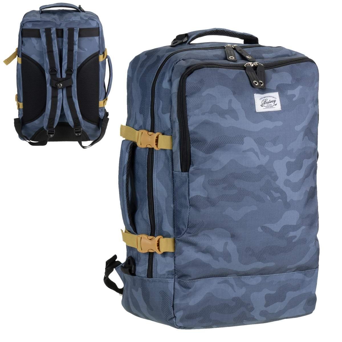 BESTWAY Bordgepäck-Maße, Reisetasche Rucksack, gep. Rücken BESTWAY Reiserucksack, u. Reiserucksack, Gurte