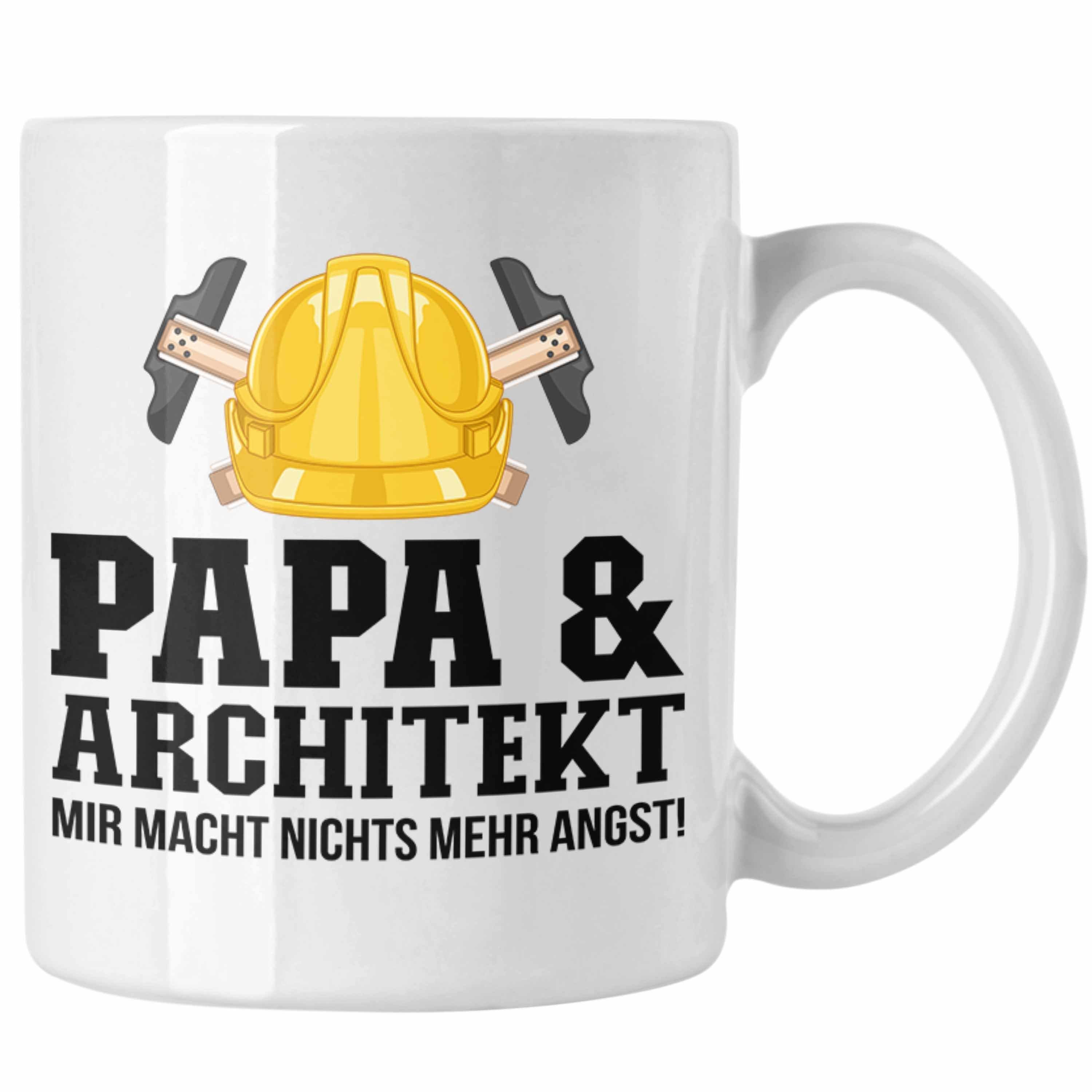 Papa für und Trendation Weiss Architekt Tasse Vater Architekt Trendation Tasse Geschenkidee -