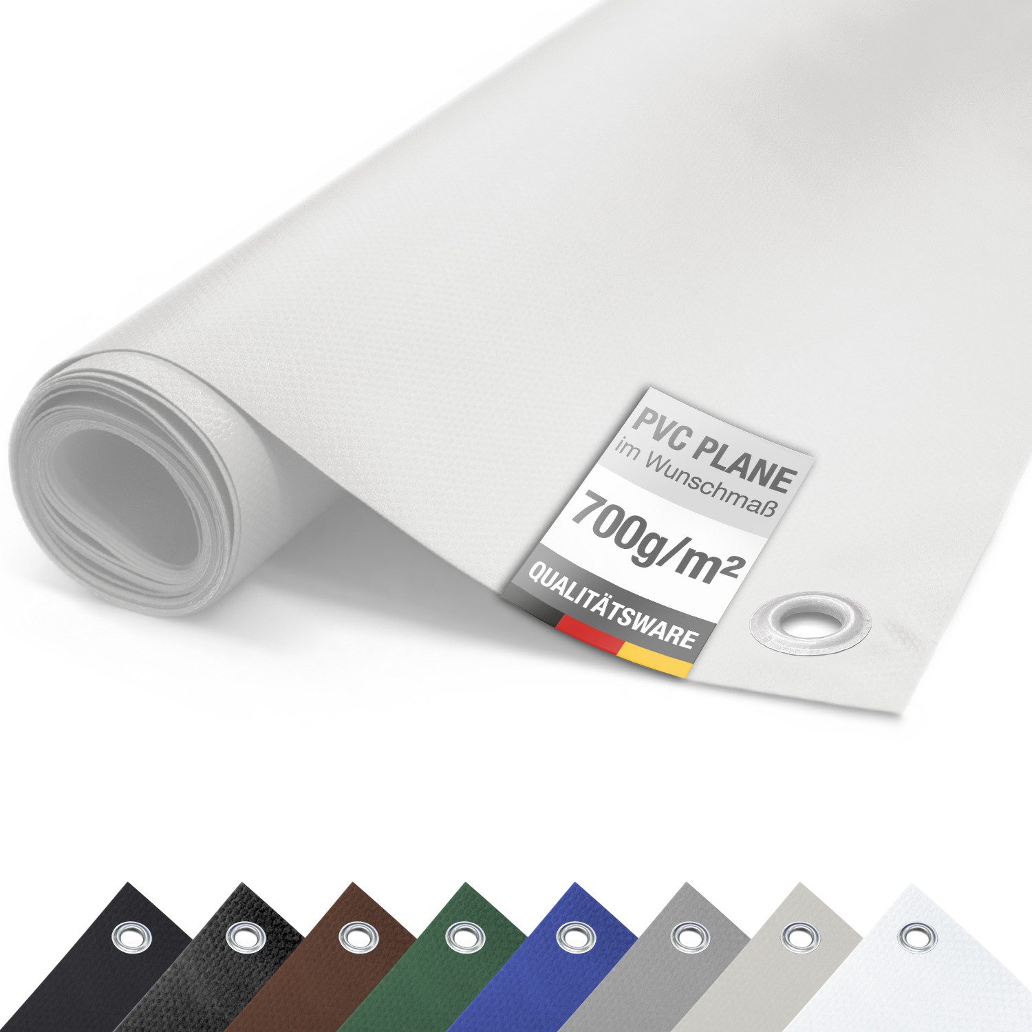 ANKO Planen Schutzplane Plane PVC 700g/m² LKW Plane mit Ösen Abdeckplane, G günstig online kaufen