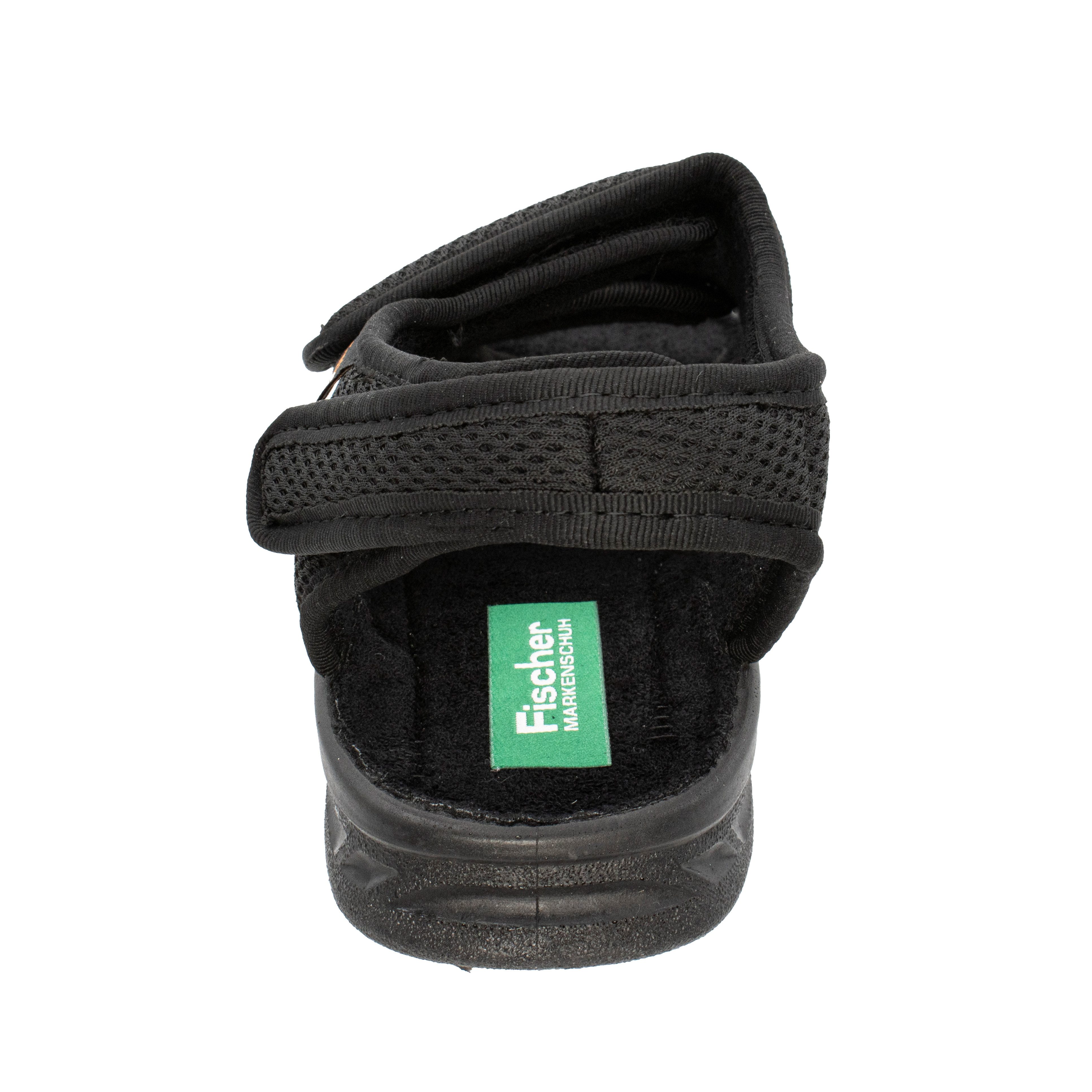 Fischer-Markenschuh Ortho Hausschuh aus Mesh, 3 Klettverschlüsse, Weite K, Frotteefutter – Bild 5 von 5
