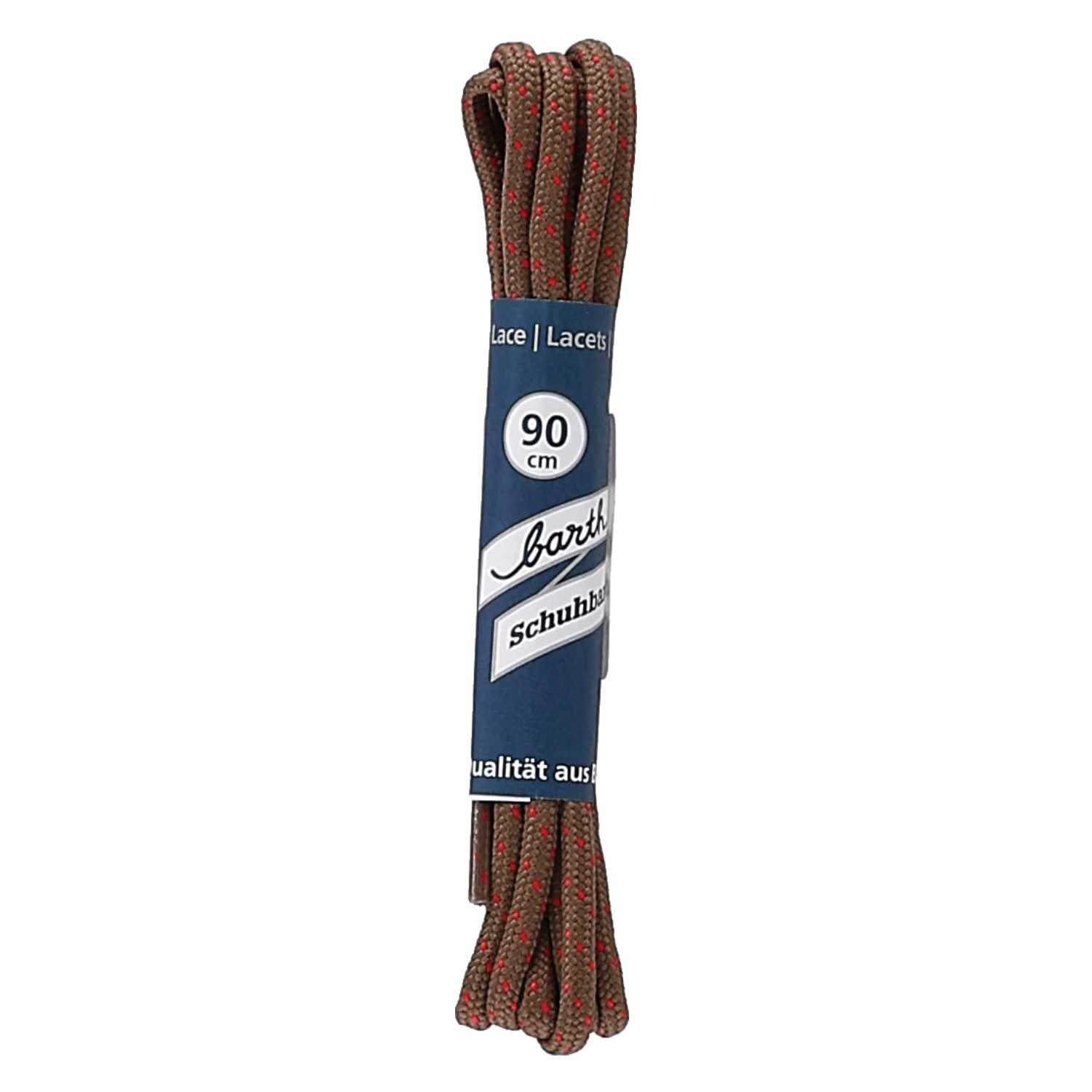 barth schuhbandl Schnürsenkel Magic MTH rund braun/rot 90cm