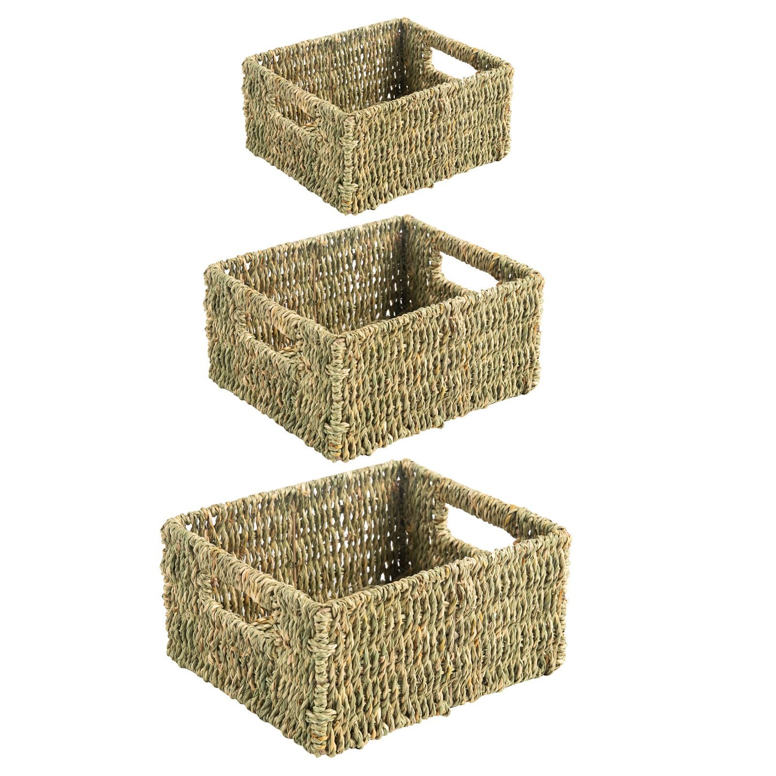 IDIMEX Aufbewahrungskorb CABO (Set), Aufbewahrungsbox 3er Set geflochten au günstig online kaufen