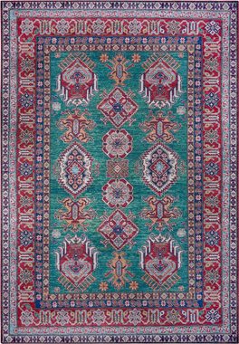 Teppich Aren Kazak, NOURISTAN, rechteckig, Höhe: 5 mm, Klassisch, Orient Optik, Vintage Design,Gekettelt,Robust, Pflegeleicht
