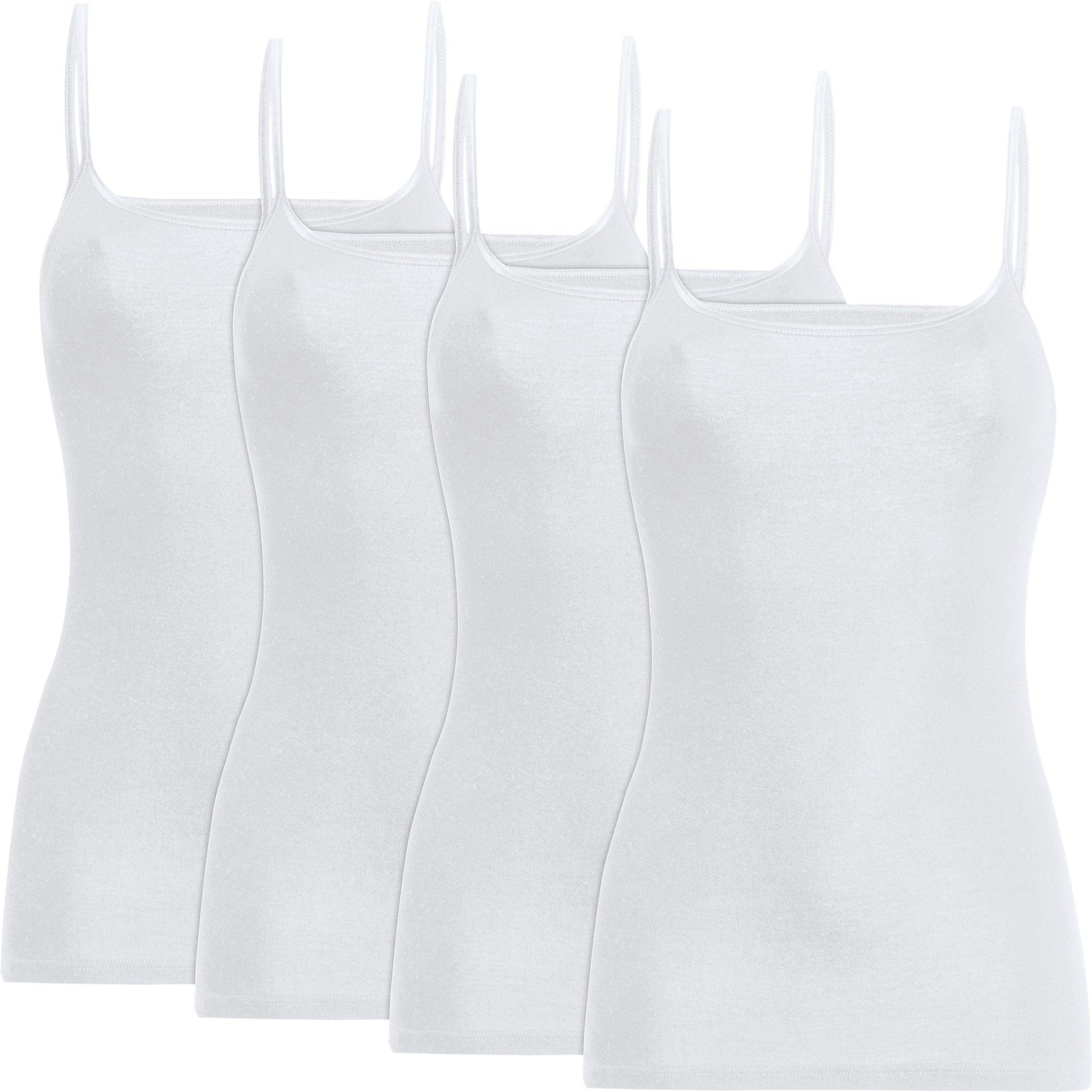 Unterhemd Damen-Unterhemd 4er-Pack