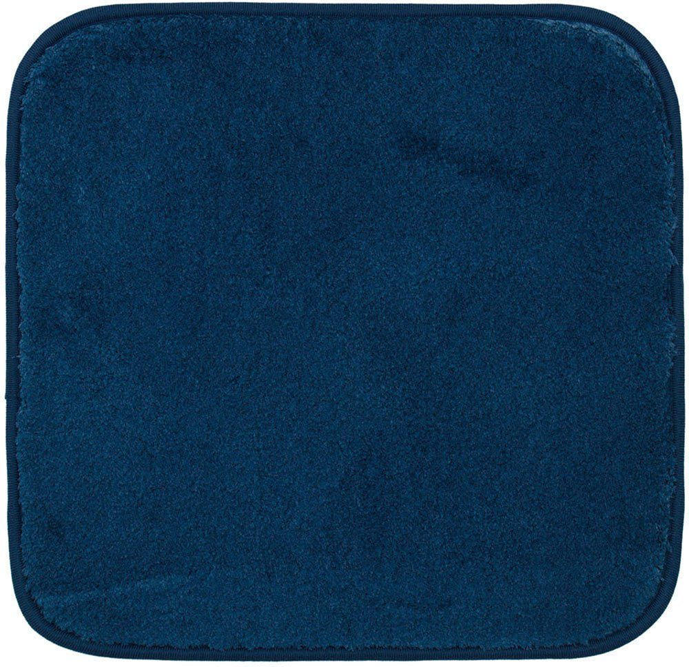 Gözze Badematte Rio Premium, Höhe 18 mm, rutschhemmend beschichtet, schnell trocknend, fußbodenheizungsgeeignet, Polyester, rechteckig, Badteppich, Uni Farben, waschbar, rechteckig & rund erhältlich