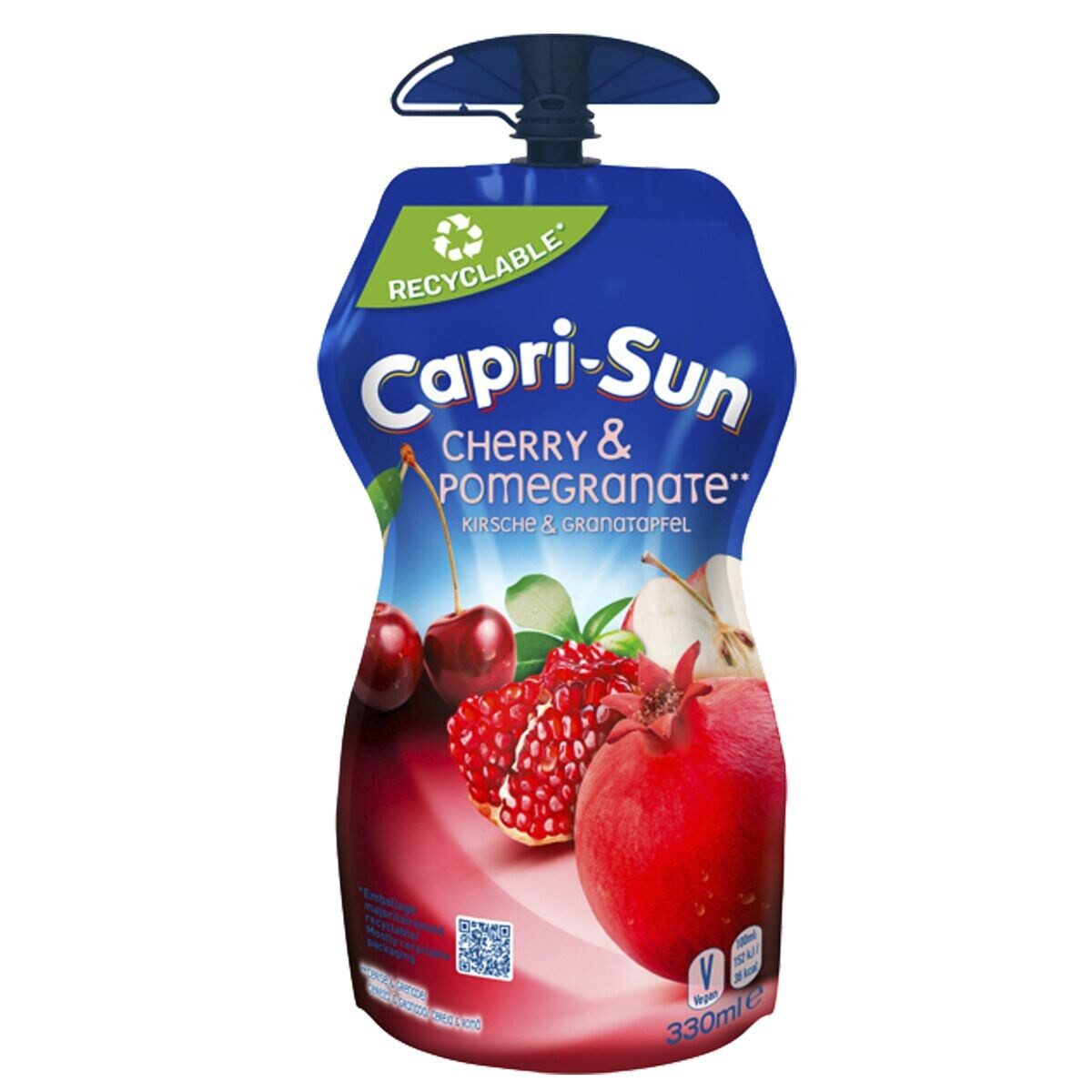 CAPRI-SUN Saft Kirsche & Granatapfel, 330 ml, wiederverschließbar
