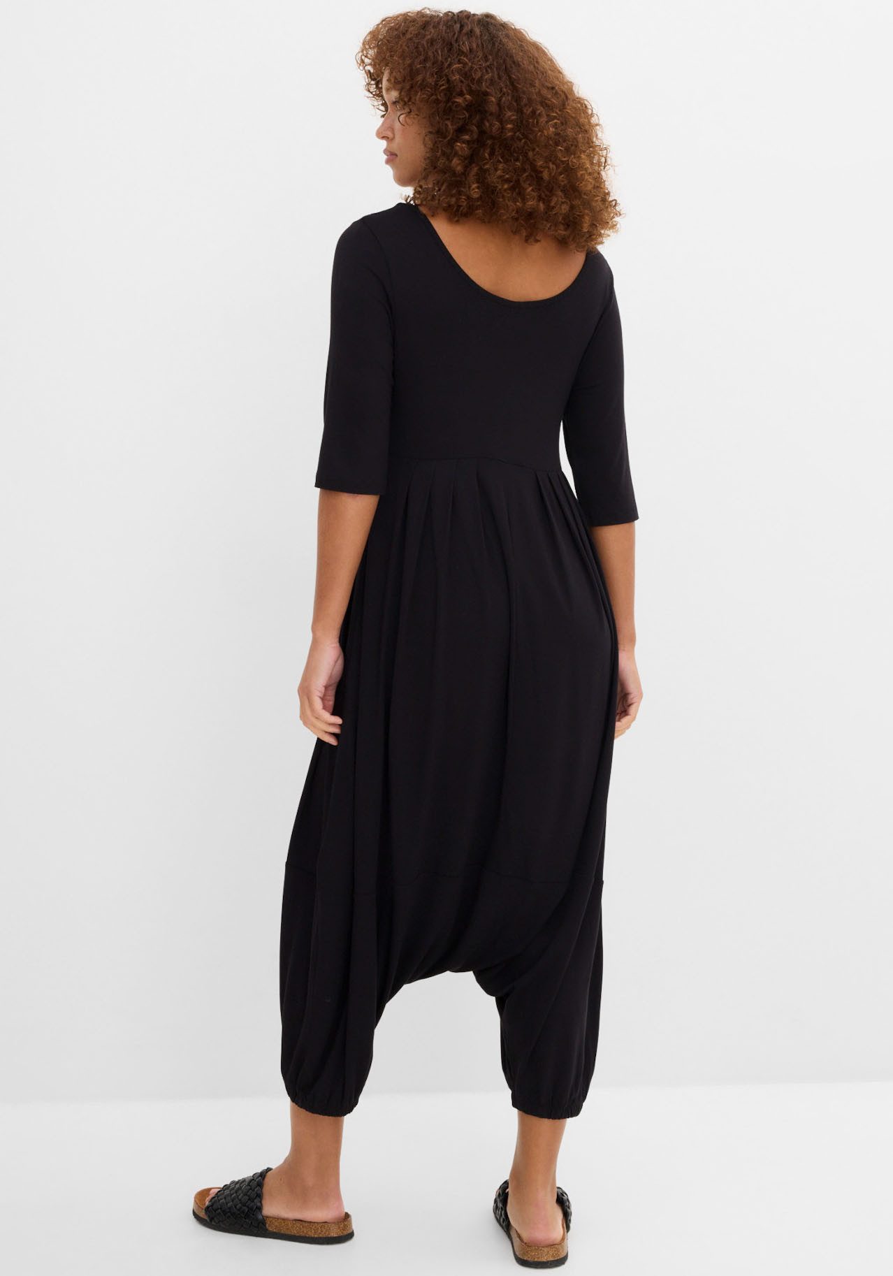 bonprix Jumpsuit für den Alltag, Oversize-Passform, 7/8-Länge