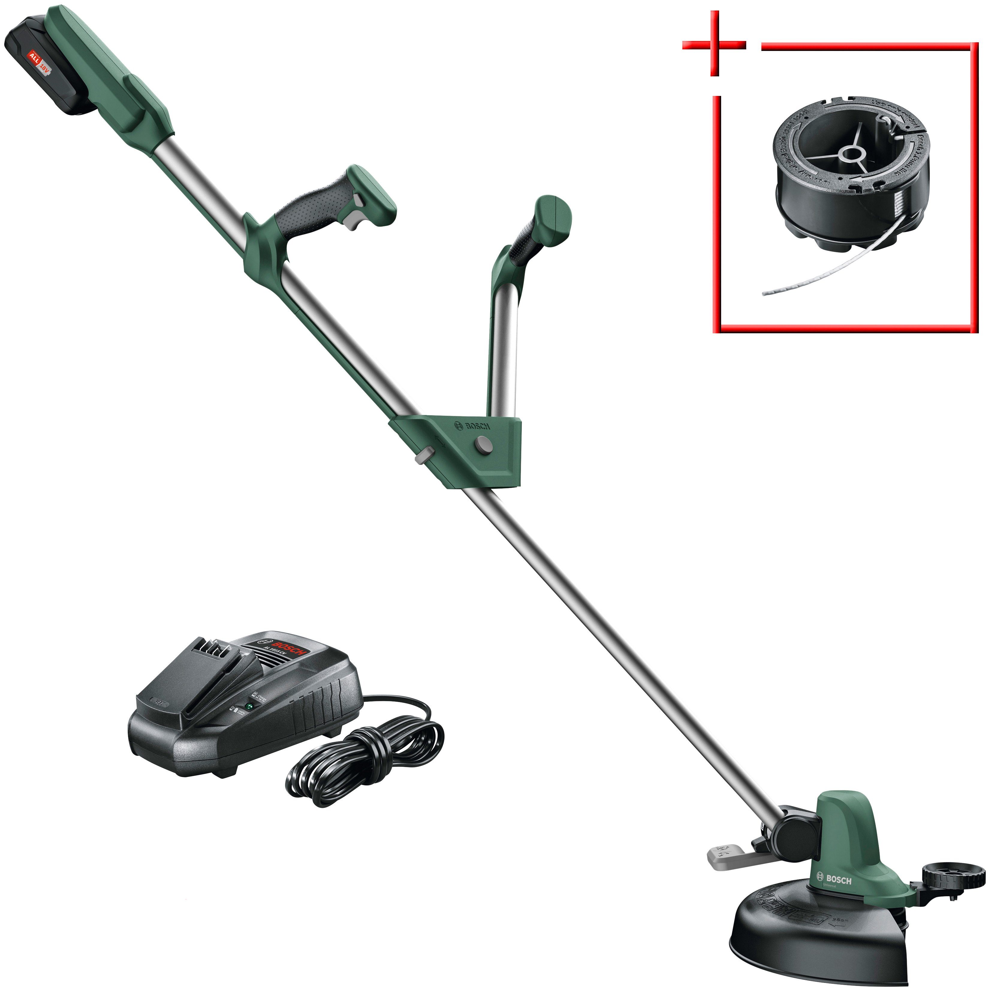 BOSCH AkkuRasentrimmer »UniversalGrassCut 18260«, 26 cm Arbeitsbreite