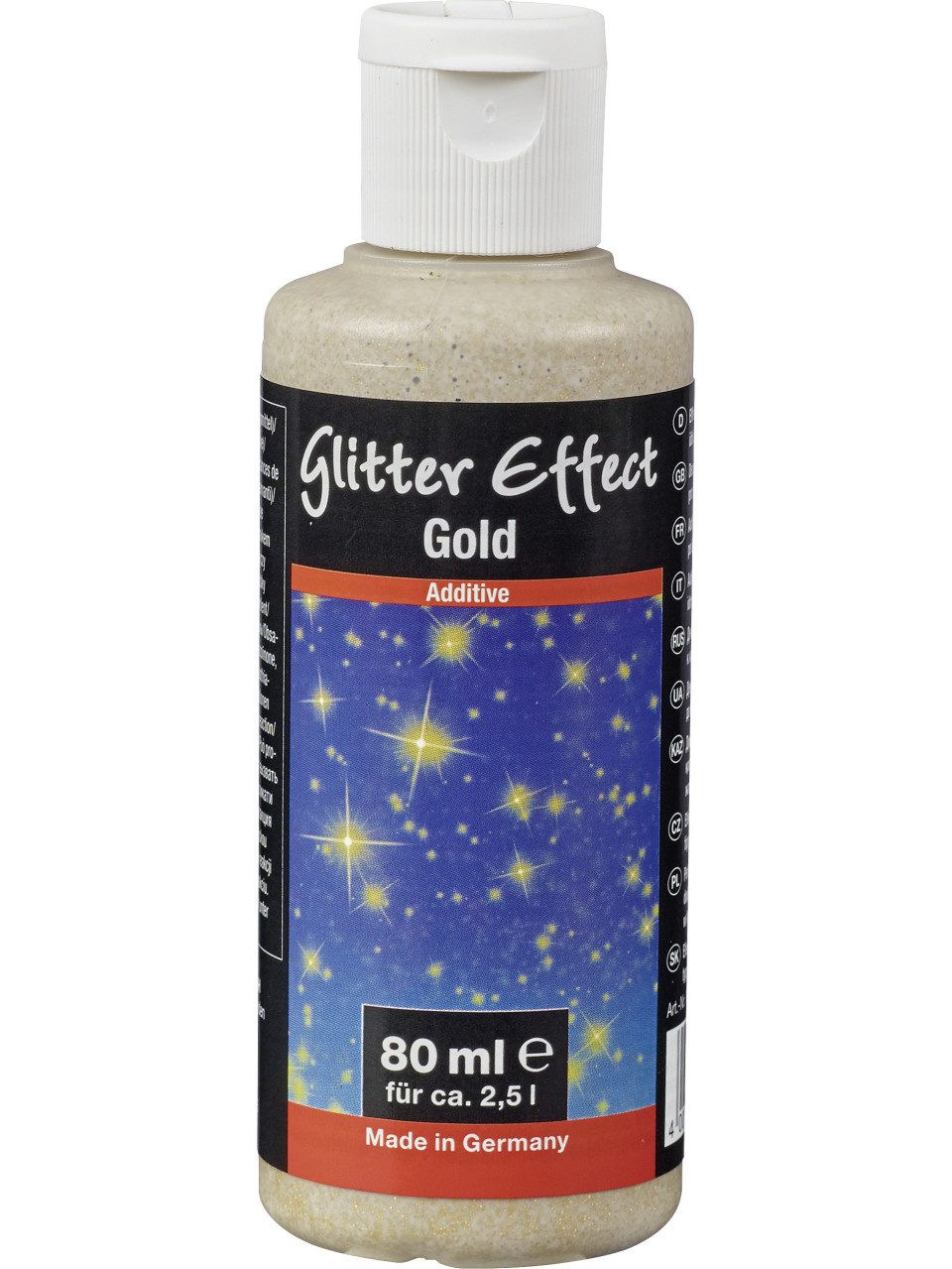 decotric® Strukturpaste Decotric Glitter Effect Gold 80 ml