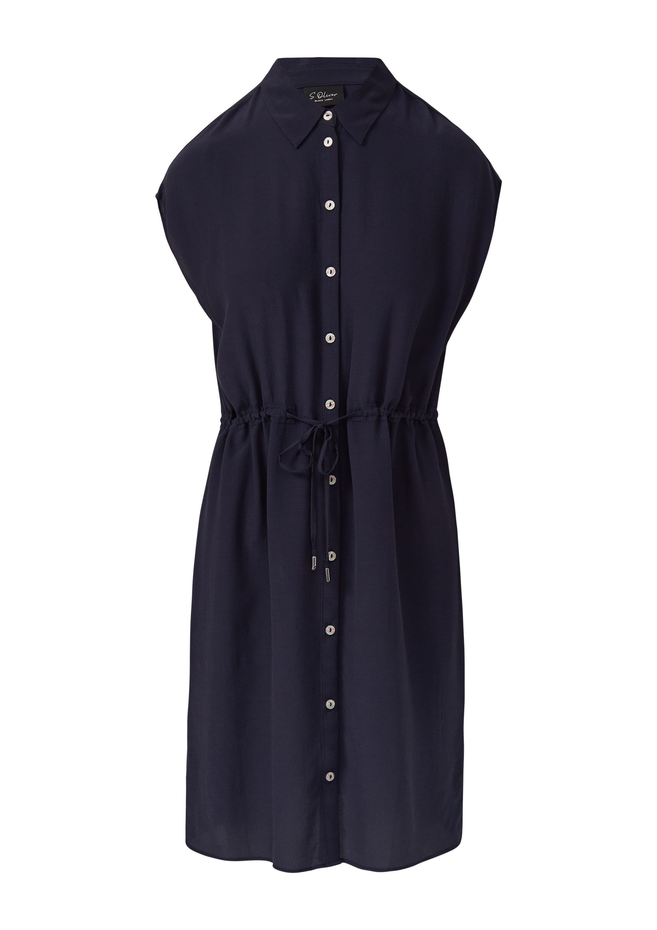 s.Oliver Midikleid Kleid Ärmelloses Blusenkleid aus günstig online kaufen