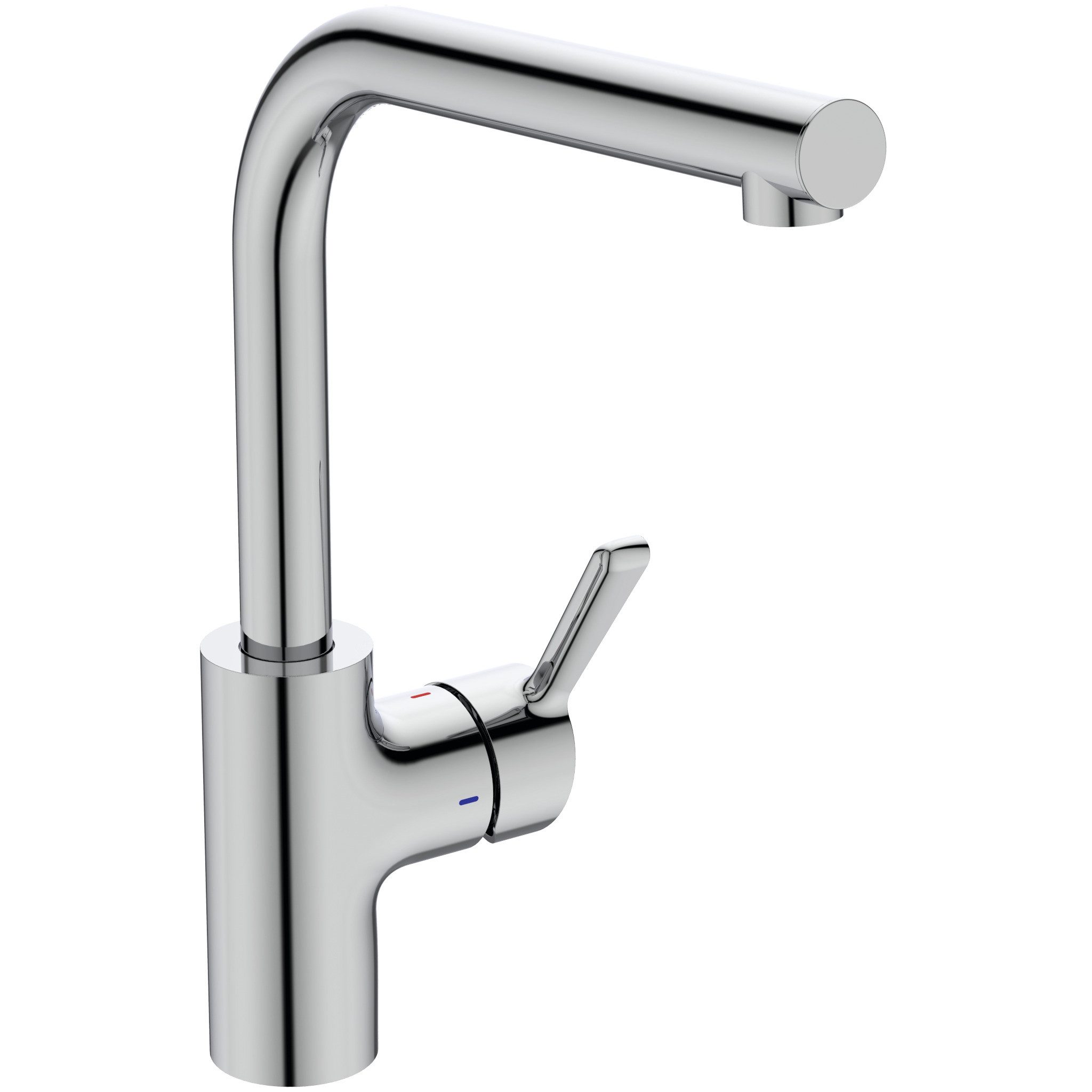 Ideal Standard Küchenarmatur Alero FirmaFlow® Kartusche, 360° schwenkbarer Auslauf, Schnellmontagesystem