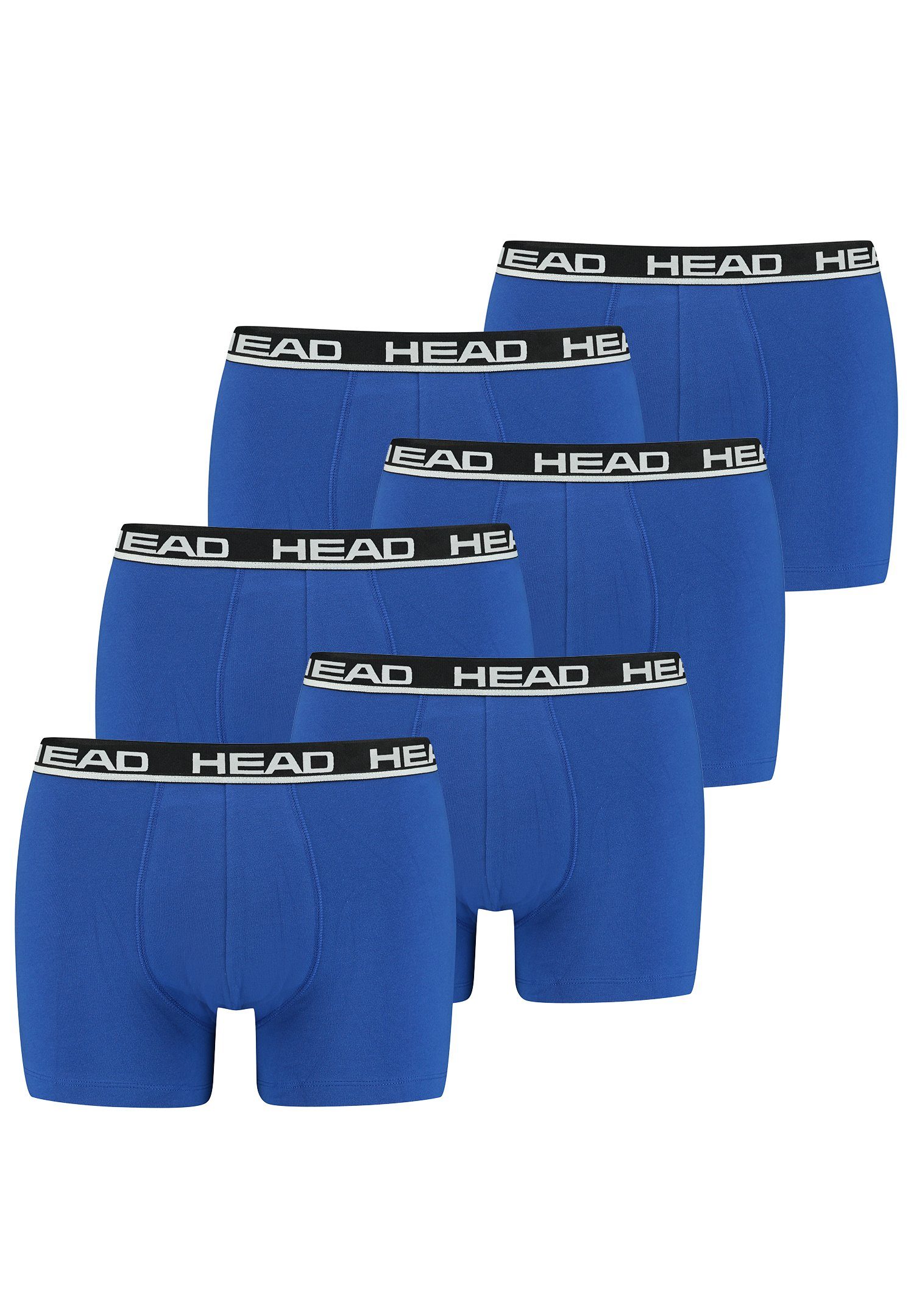 Head Boxershorts Head Basic Boxer 6P (Spar-Set, 6-St., 6er-Pack) 006 - Blue / Black