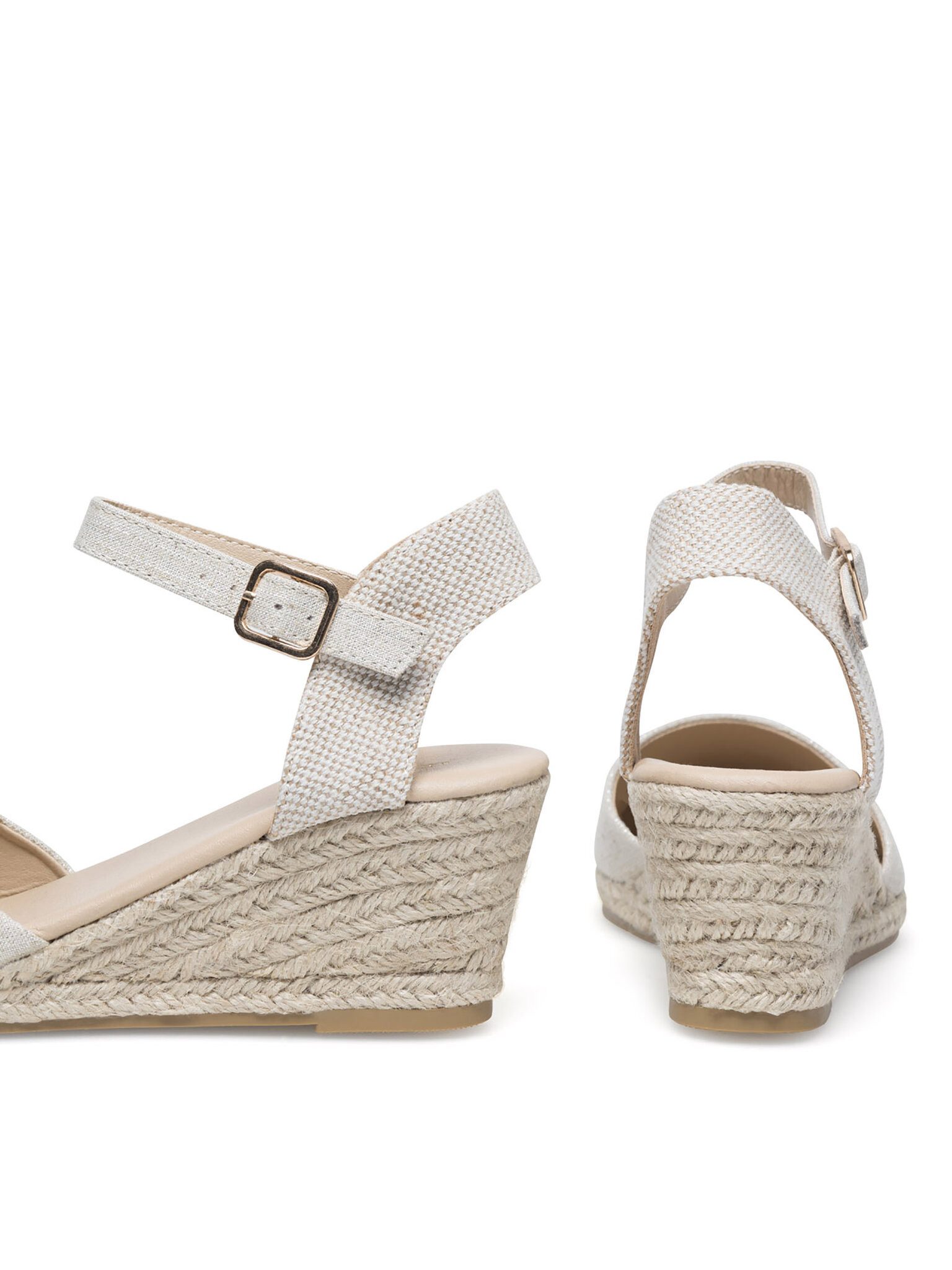 Jenny Fairy Jenny Fairy Espadrilles Damen WYL2610-2 Beige Espadrille
