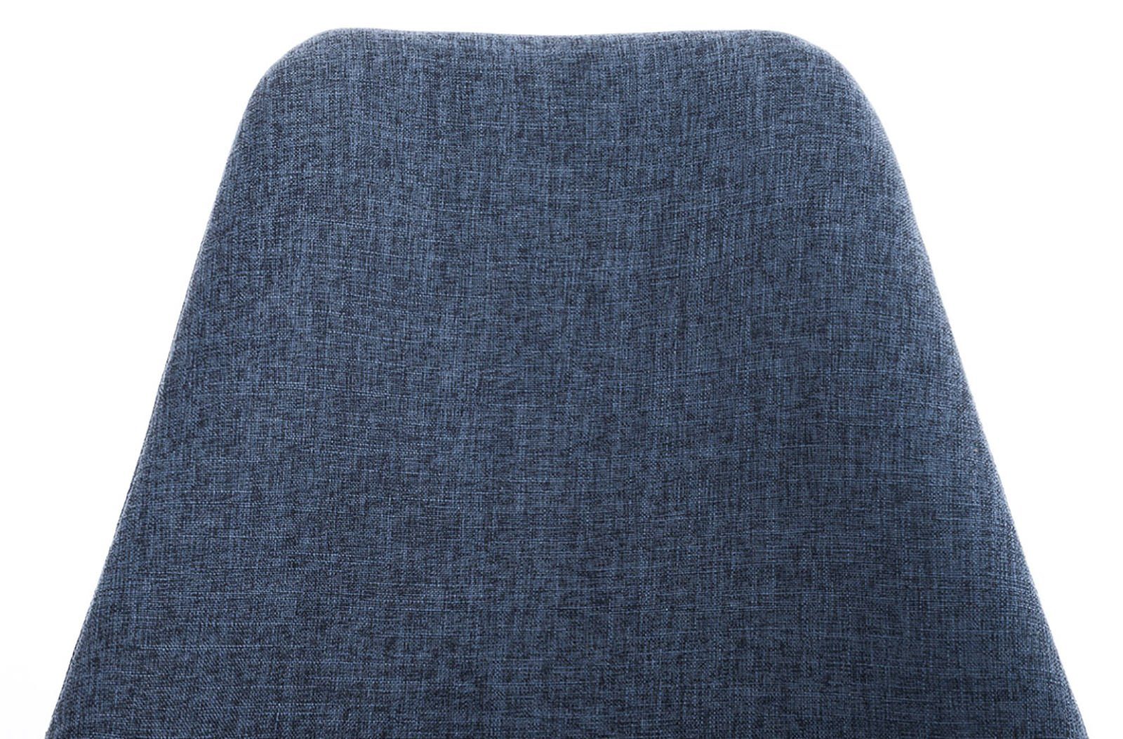 Esszimmerstuhl Stuhl Pegleg blau weiß, Square Stoff CLP
