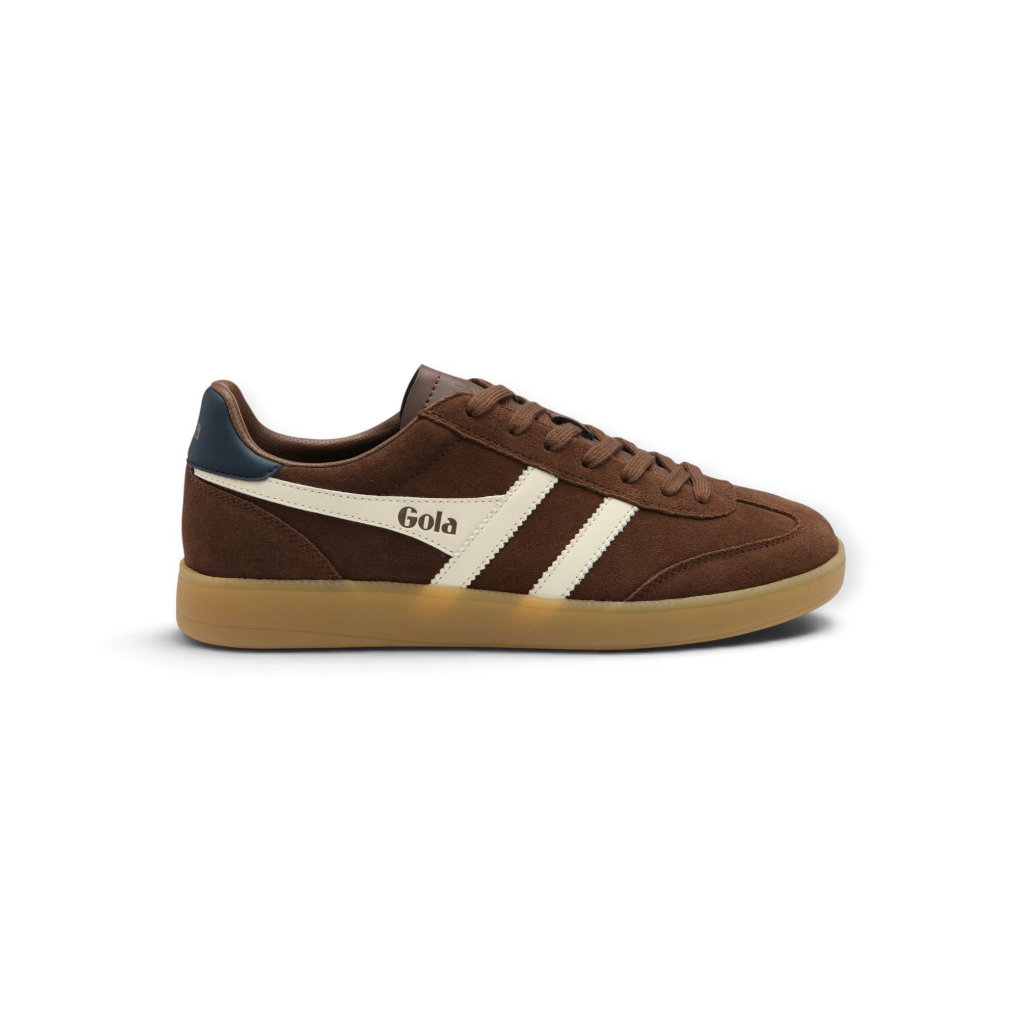 Gola Viper (Wildleder) 2026 dunkelbraun/navyblau/weiss Herren Sneaker