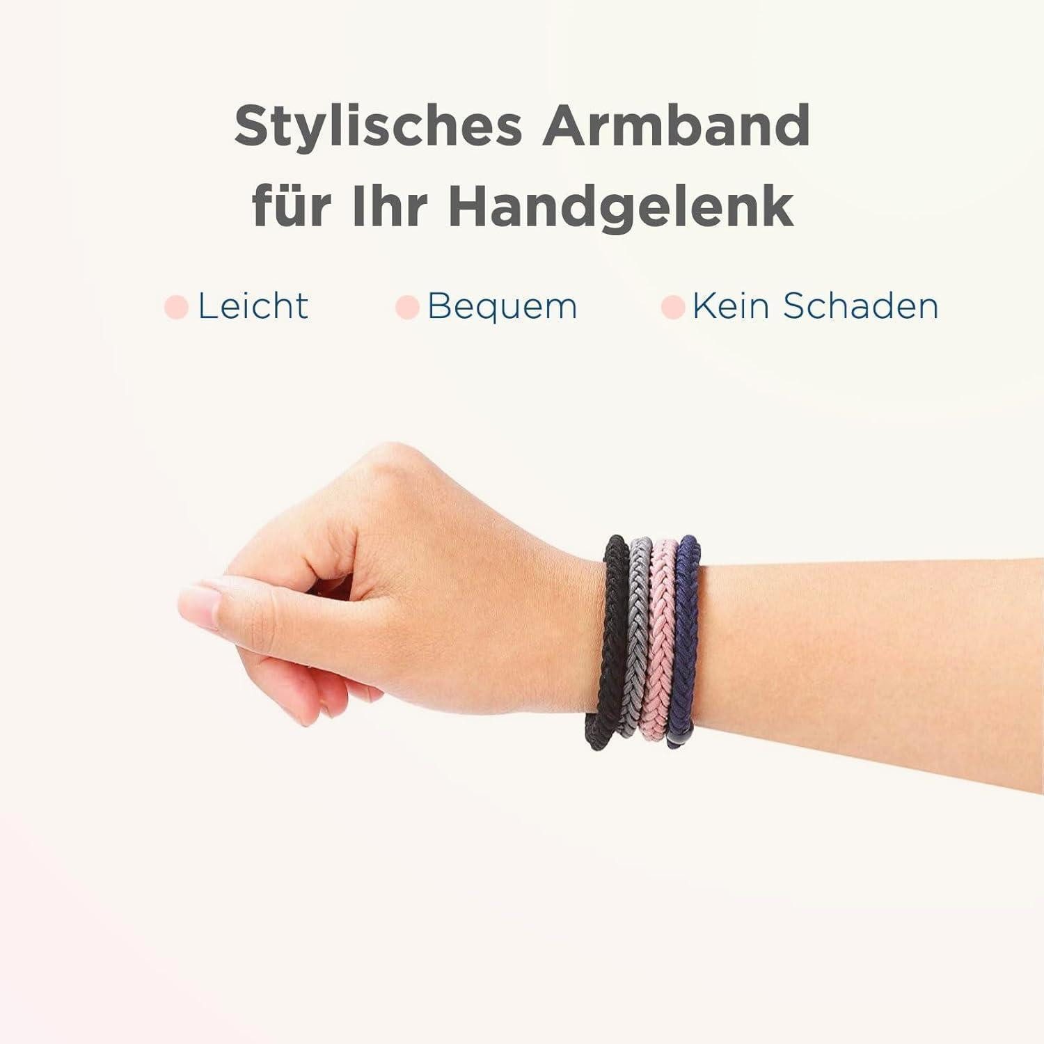 LuxusKollektion Haargummi 12er Pack Schwarze Geflochtene Elastische Haargummis für Damen