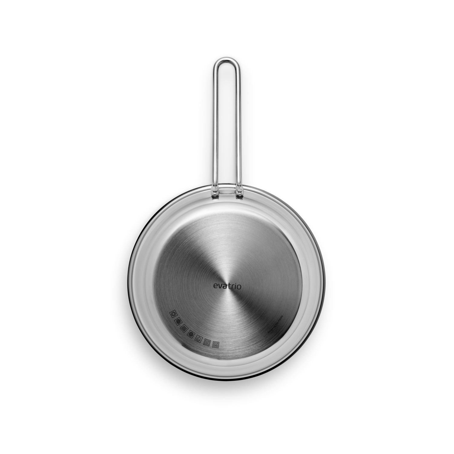 Eva Solo Bratpfanne mit keramischer Antihaftbeschichtung 24 cm, Edelstahl, Aluminium