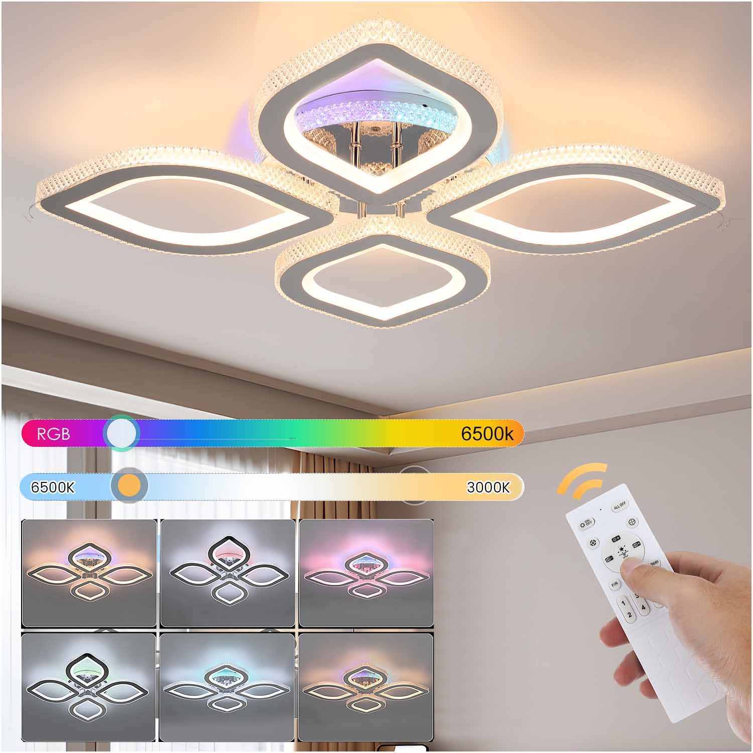 oyajia Deckenleuchte 32W Deckenleuchte mit RGB günstig online kaufen