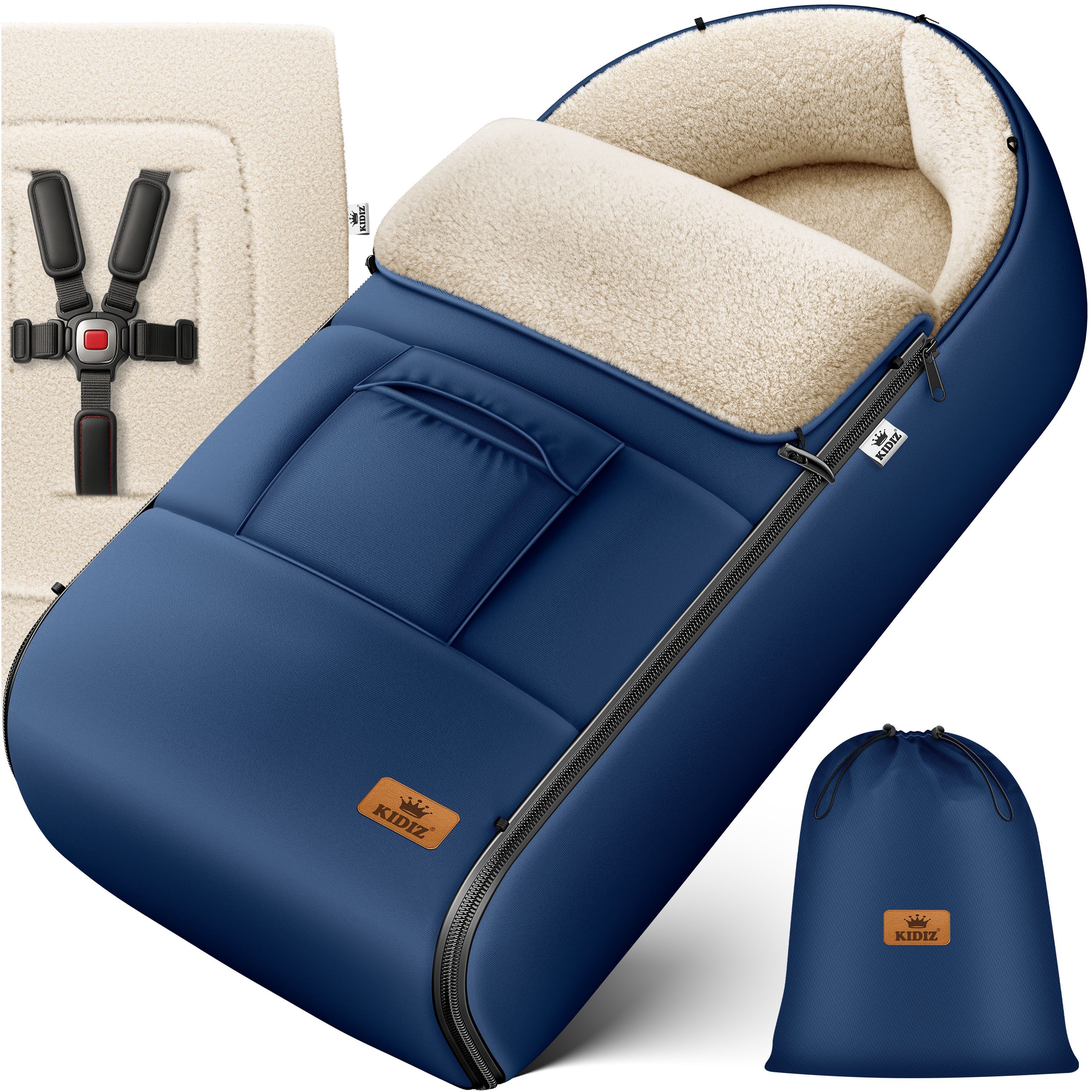 KIDIZ Babyschlafsack, Babyfußsack Baby Fußsack Winterfußsack Babyschale günstig online kaufen