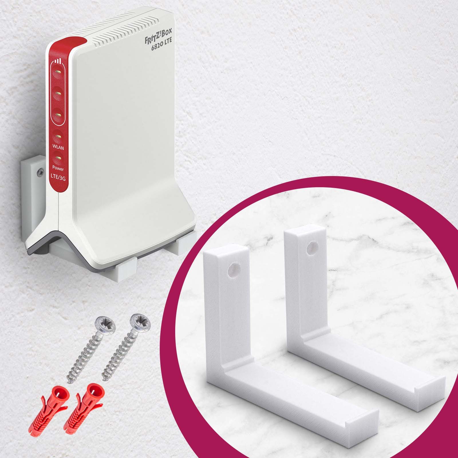 Wandhalterung Repeater Wandhalterung Router Halter passend für Fritzbox Mesh 3000