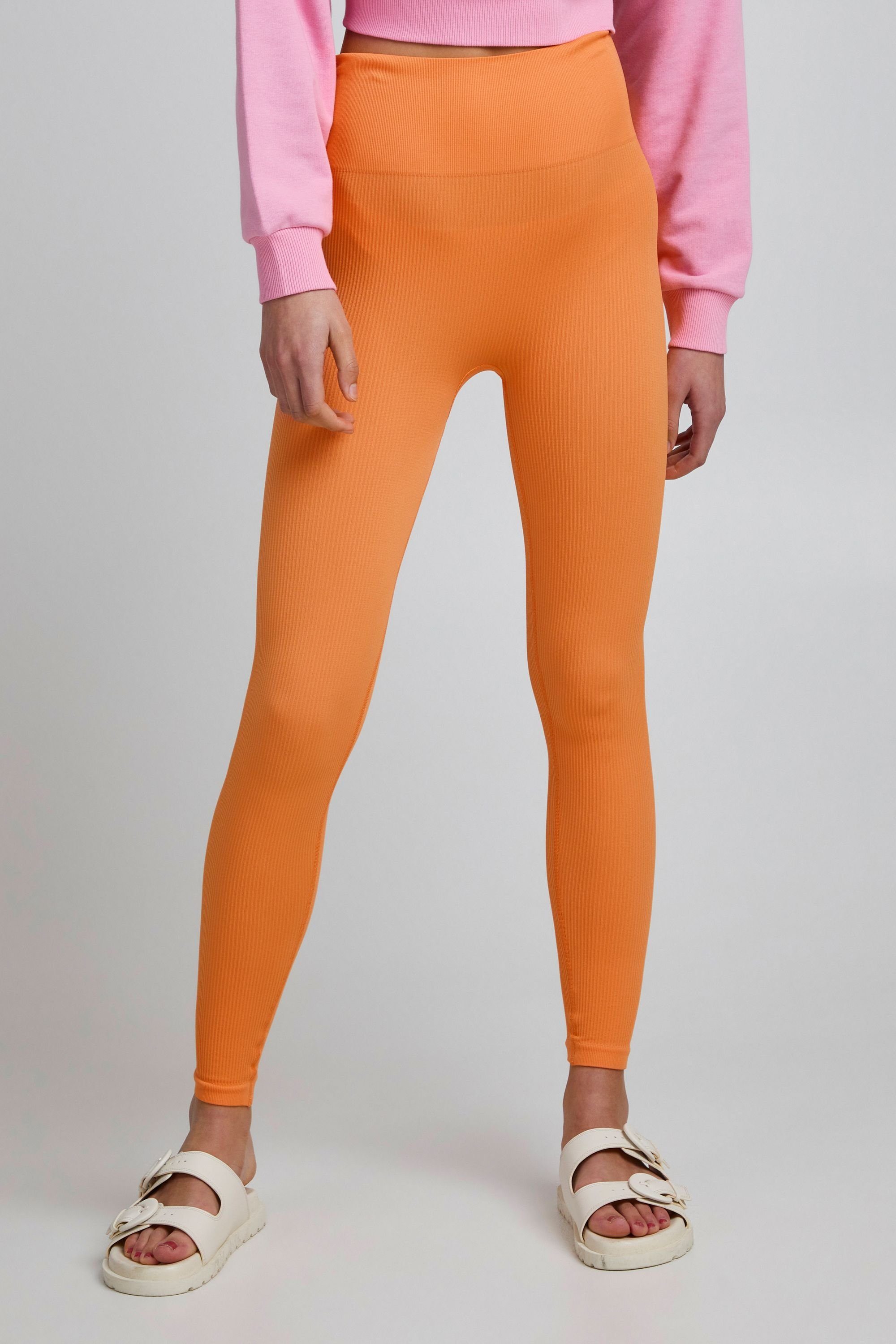 LEGGING Muskmelon Sportliche TheJoggConcept. (151242) mit - Passform Leggings Leggings toller JCSAHANA 22800030