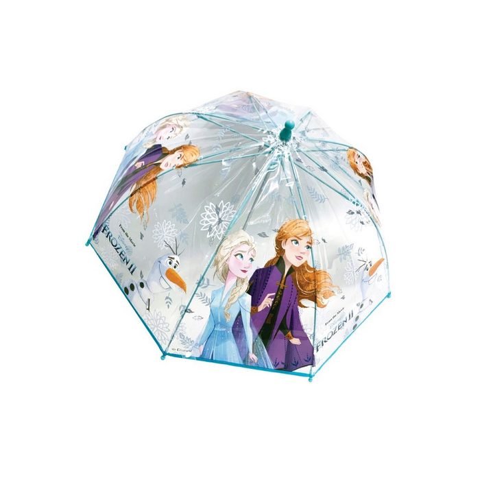 Disney Frozen Stockregenschirm Eiskönigin Anna & Elsa Kinder Mädchen Regenschirm Kuppelschirm manuell