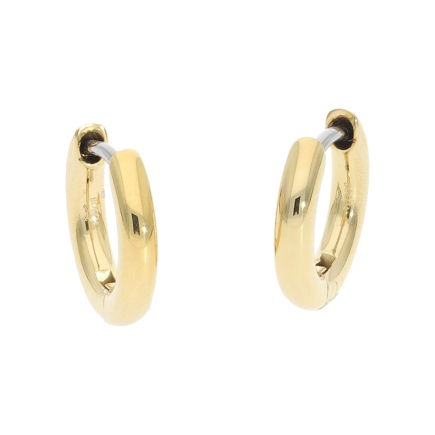 Paar Creolen Boccia 05085-02 Creolen Titan, Gold plattiert
