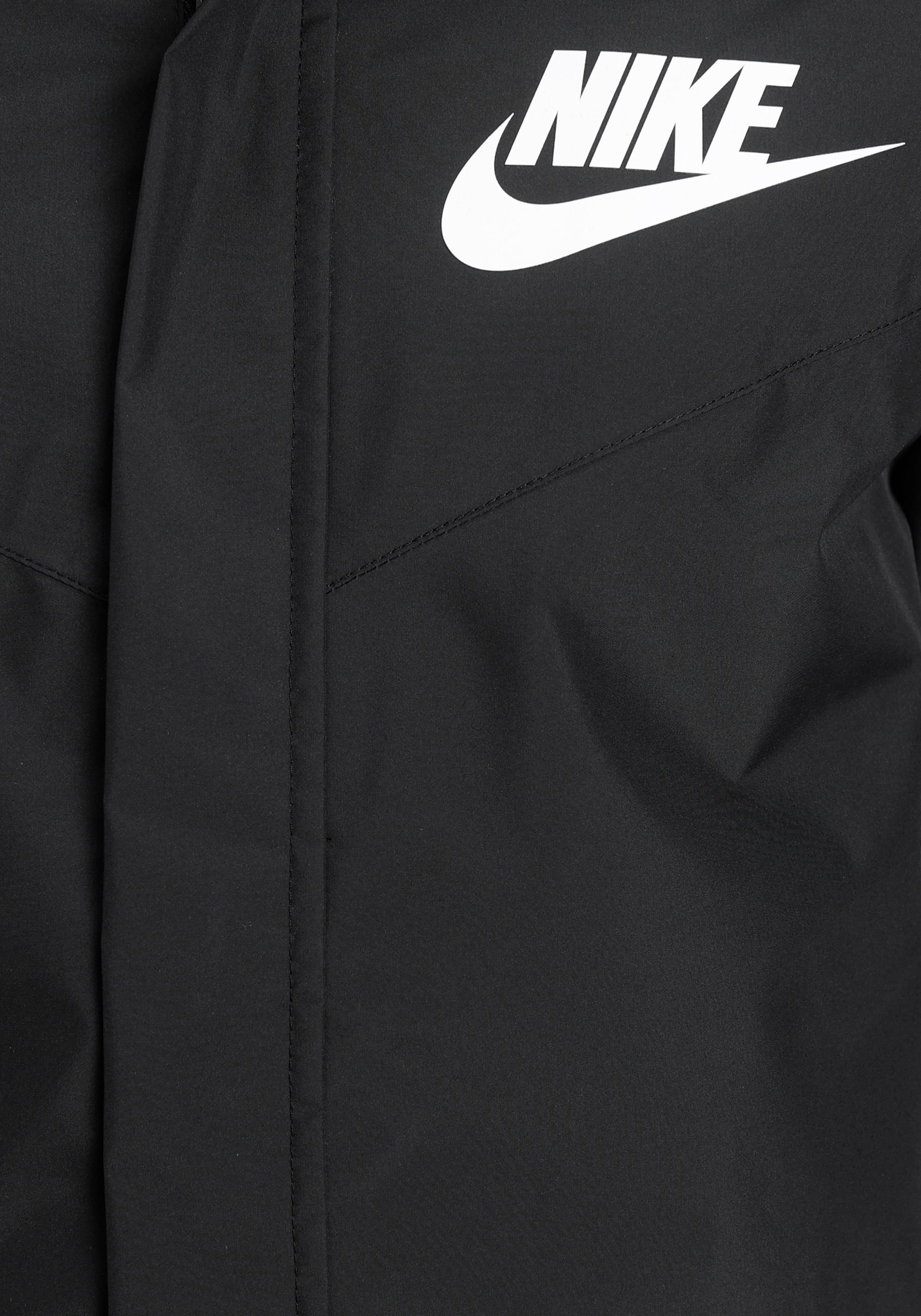 BLACK/BLACK/WHITE Big (Boys) Jacket Sportswear Kids' Windrunner Nike Storm-FIT Windbreaker