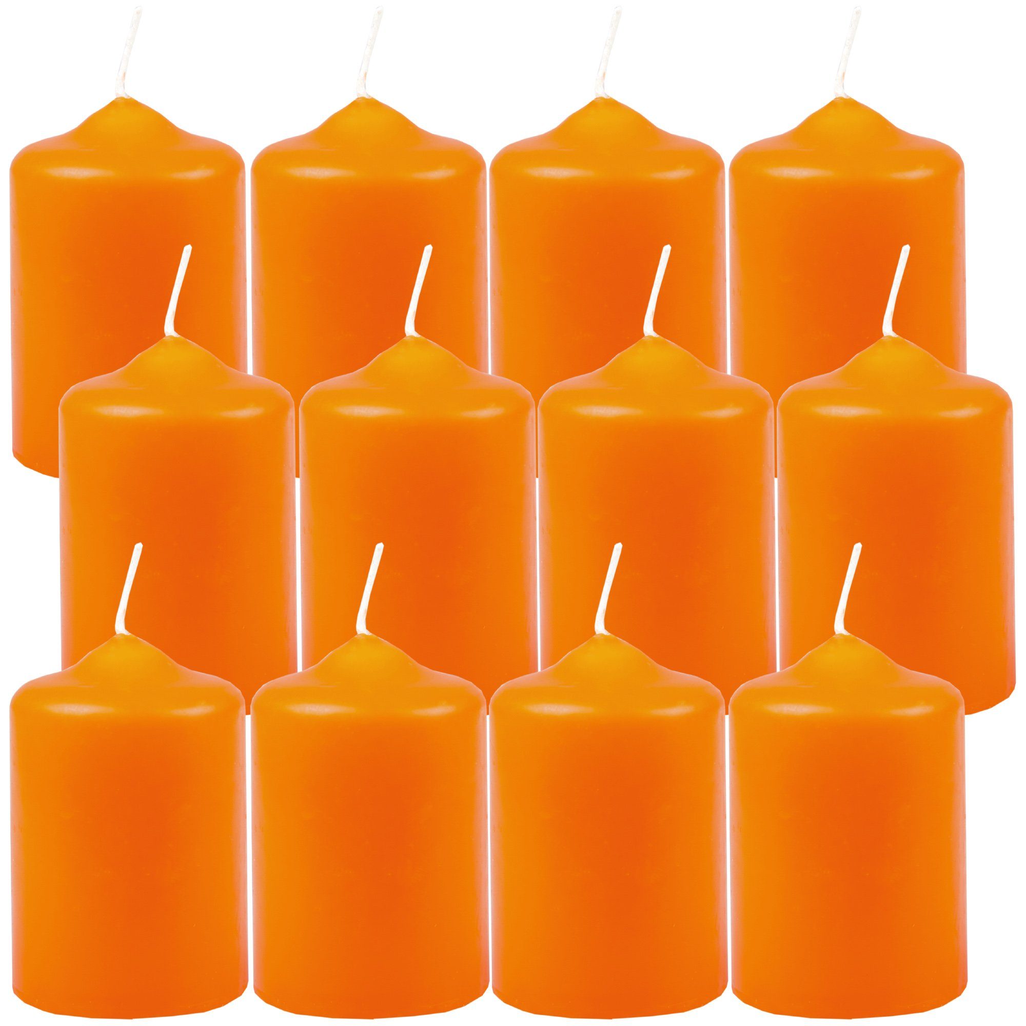 HS Candle Stumpenkerze aus Wachs (Sparset, 12-tlg., Dekolicht), Ø4cm x 6cm günstig online kaufen