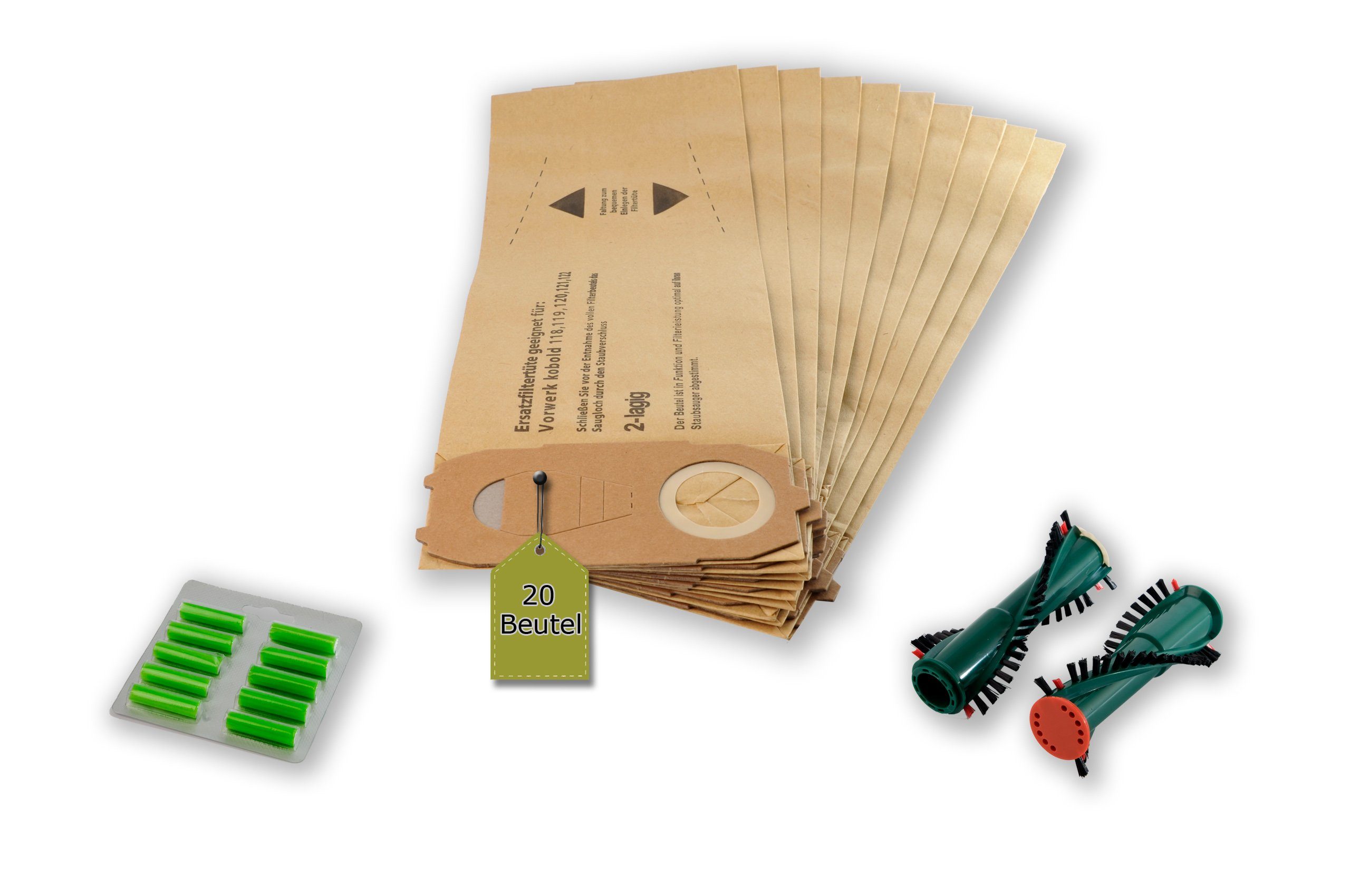 Staubsaugerbeutel passend für Vorwerk Kobold VK 118, 119, 120, 121, 122