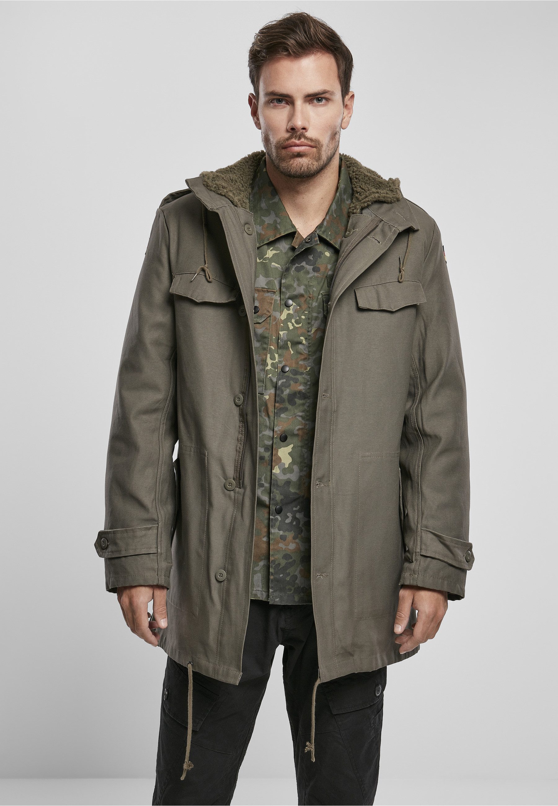 Brandit Allwetterjacke Brandit Herren BW Flag Parka (1-St)