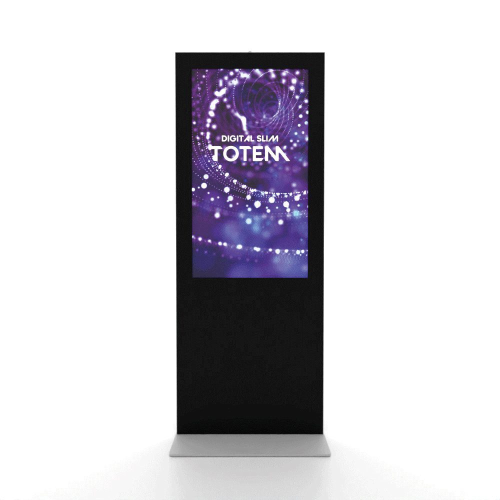 Showdown Displays Einzelrahmen Showdown Displays Digitale Infostele Slim mit Samsung-Bildschirm - 50, (1 St)