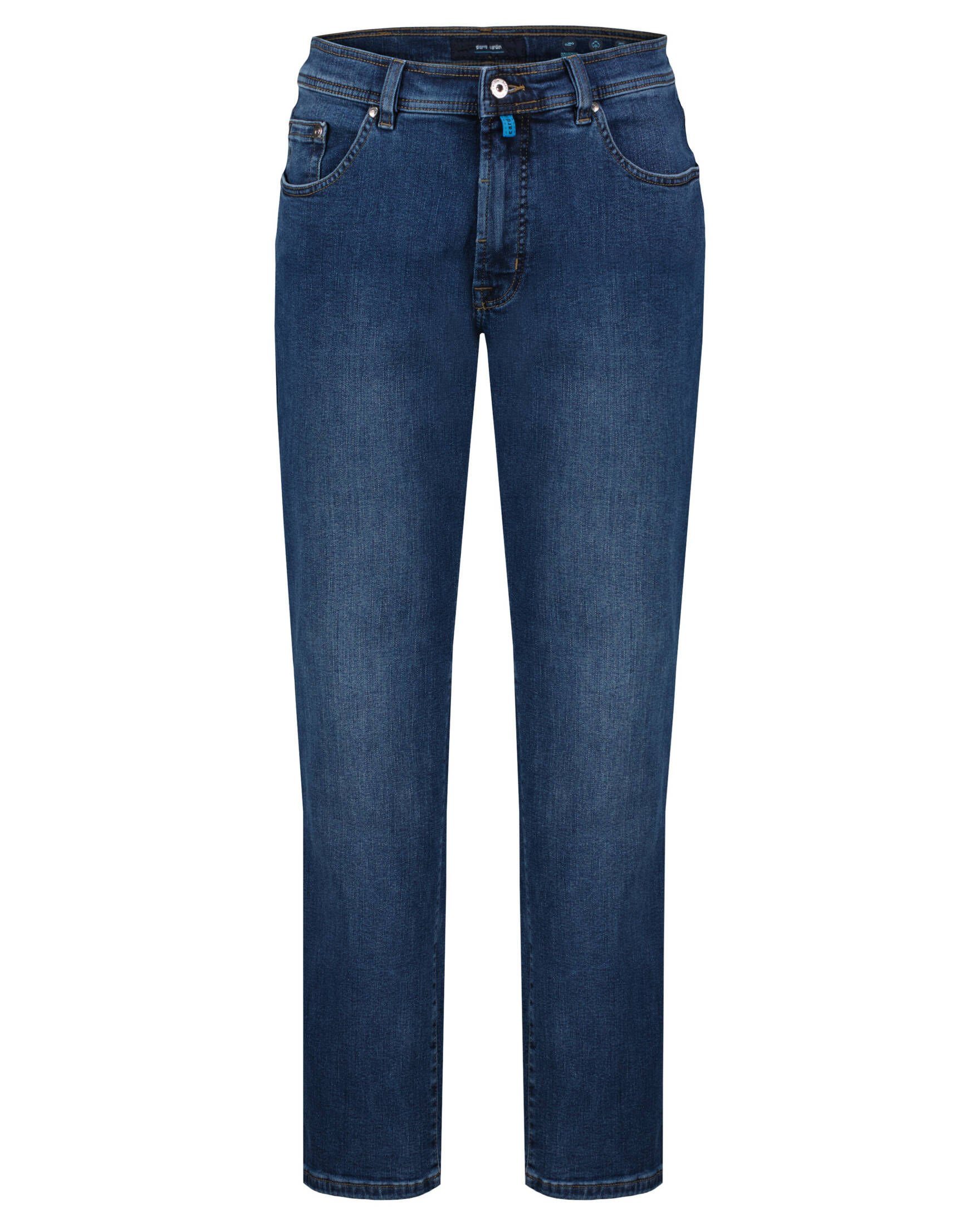 Pierre Cardin 5-Pocket-Jeans Herren Jeans DIJON Comfort Fit (1-tlg) Dark Blue Used