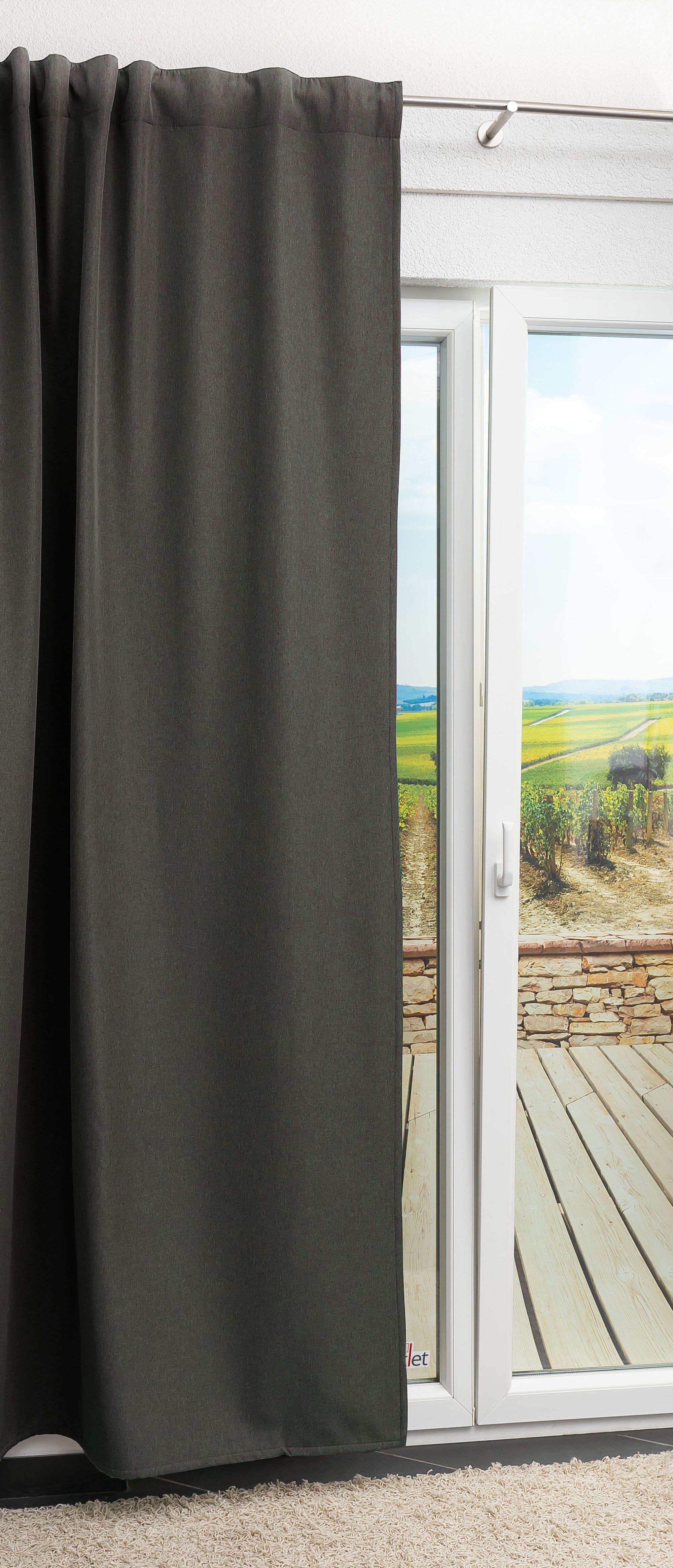 LYSEL® Vorhang Zugbandschal Thermo Dimout (1 günstig online kaufen