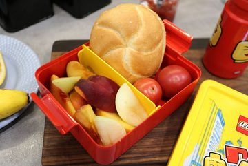 Sarcia.eu Lunchbox Rot-gelbes Set Luncbox und Trinkflasche 390ml LEGO Girl