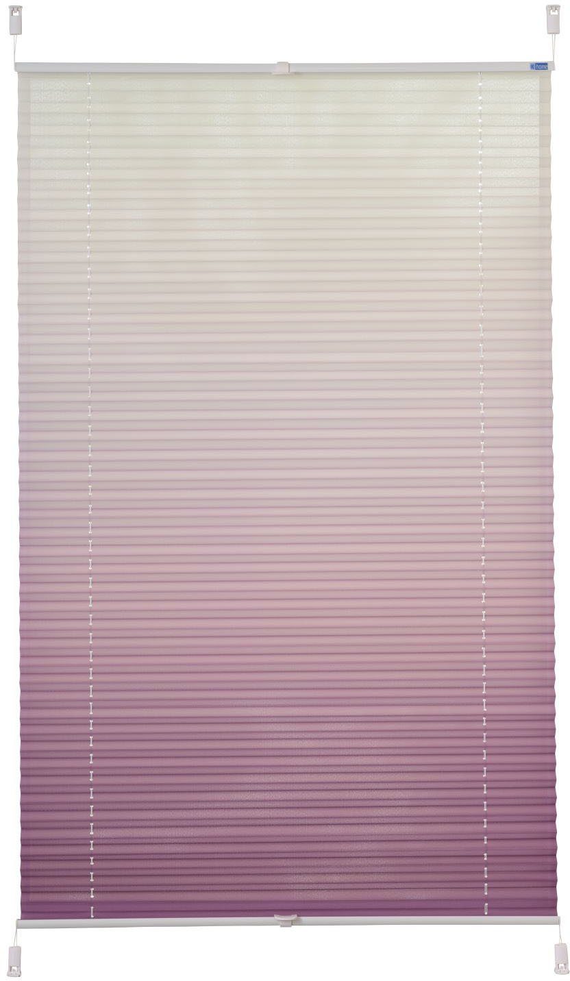 K-HOME Plissee Farbverlauf Sunrise, Lichtschutz, ohne Bohren, verspannt, Kl günstig online kaufen