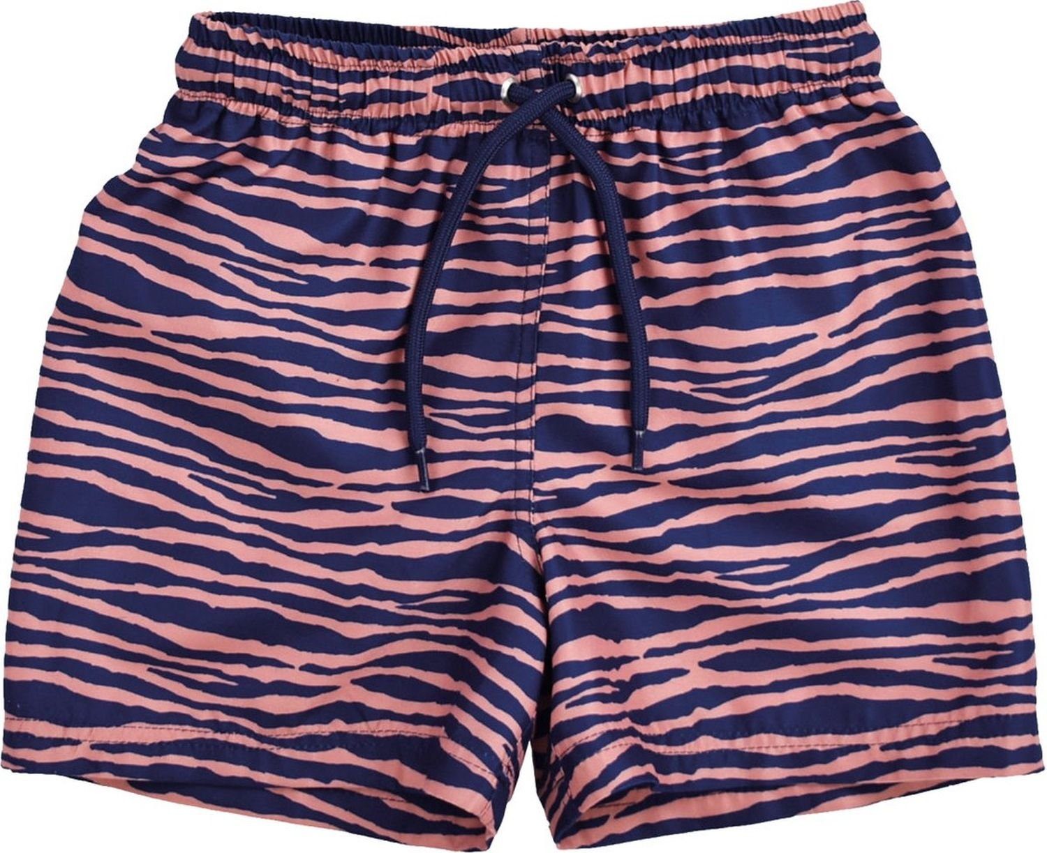 80% / Schwimmboxershorts, Essentials Swim EL Essentials Swim PL für Jungen Zebra Muste, 20% blau/orange Badeponcho
