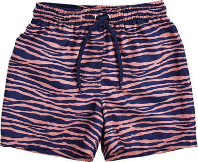 Swim Essentials Badeponcho Swim Essentials Schwimmboxershorts, für Jungen blau/orange Zebra Muste, 80% PL / 20% EL