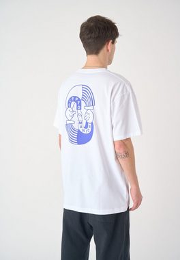 Cleptomanicx T-Shirt Balance mit coolem Front- und Rückenprint
