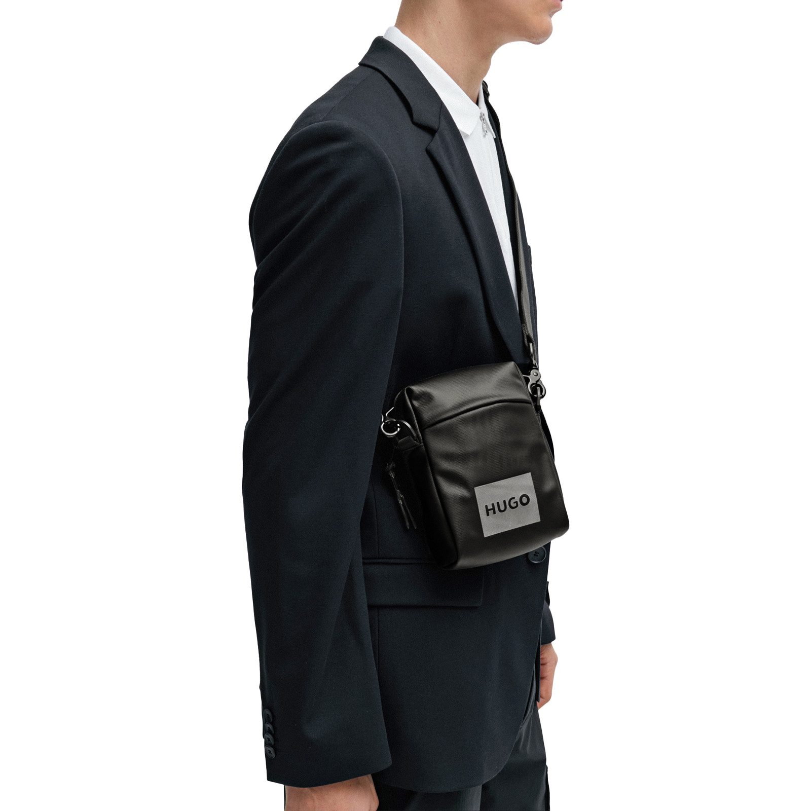 HUGO Umhängetasche Quantum N_Crossbody, mit Markenpatch