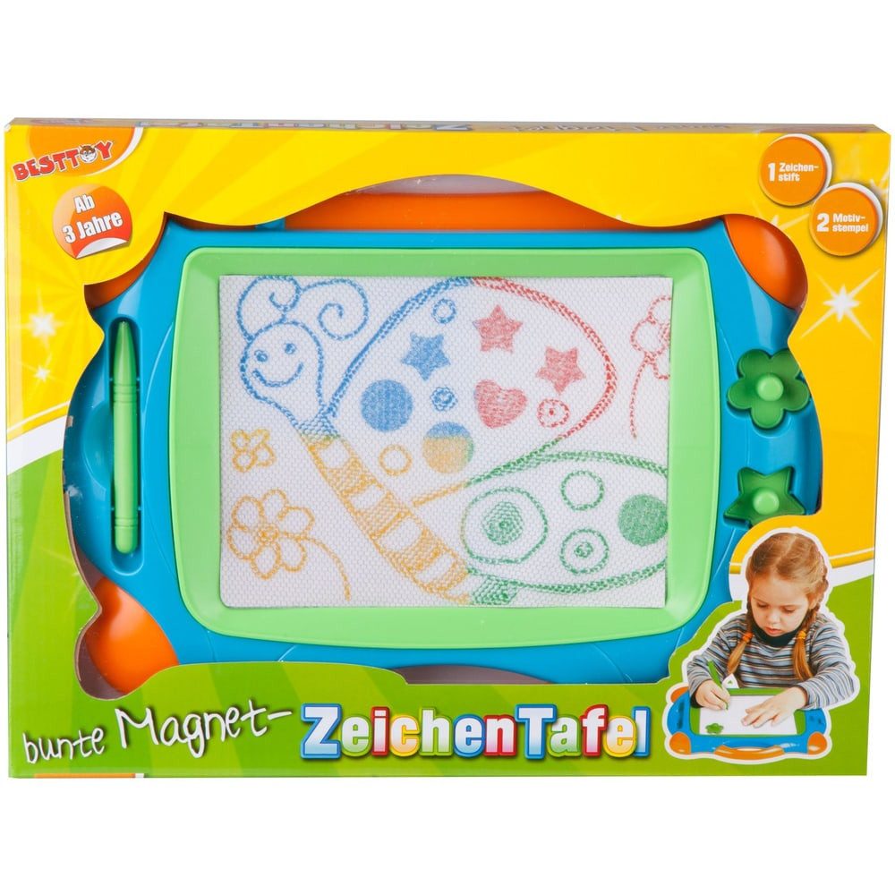 Besttoy Magnettafel Magnet Zeichentafel mit bunter Zeichenfläche günstig online kaufen