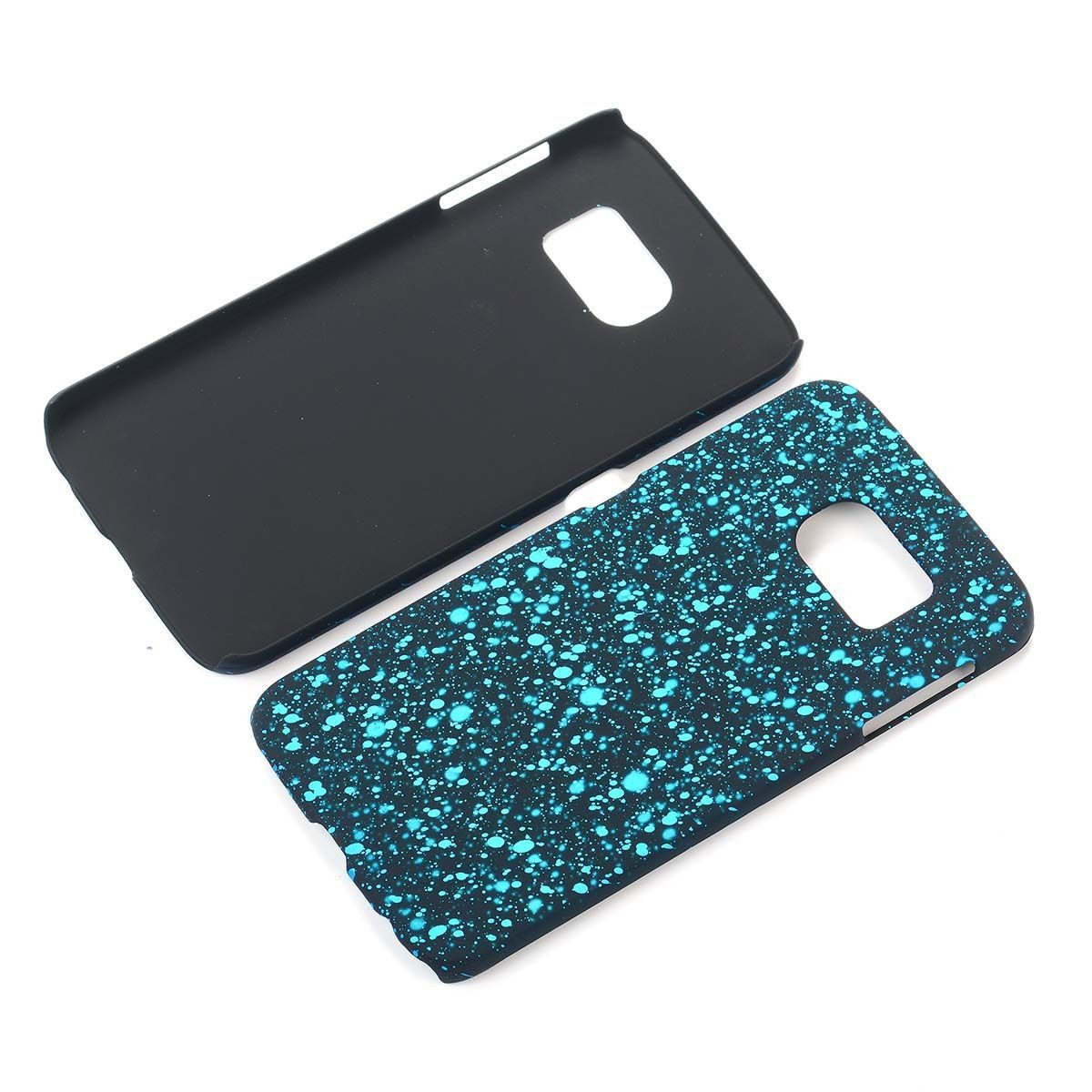 König Design Handyhülle Samsung Galaxy S6 Edge, Samsung Galaxy S6 Edge Handyhülle Backcover Schwarz