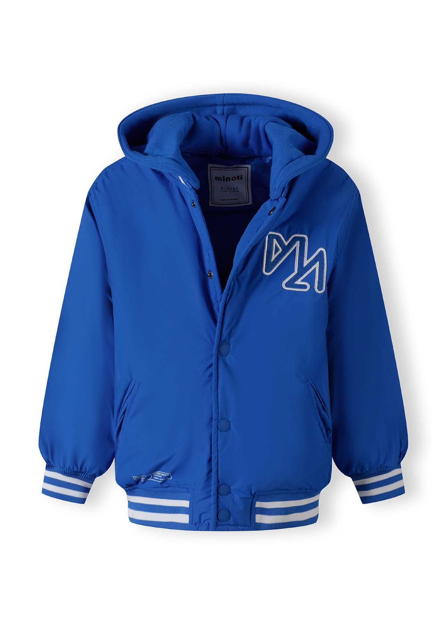 MINOTI Collegejacke Leichte Jacke mit Kapuze und Bündchen (2–14y) mit Stickerei
