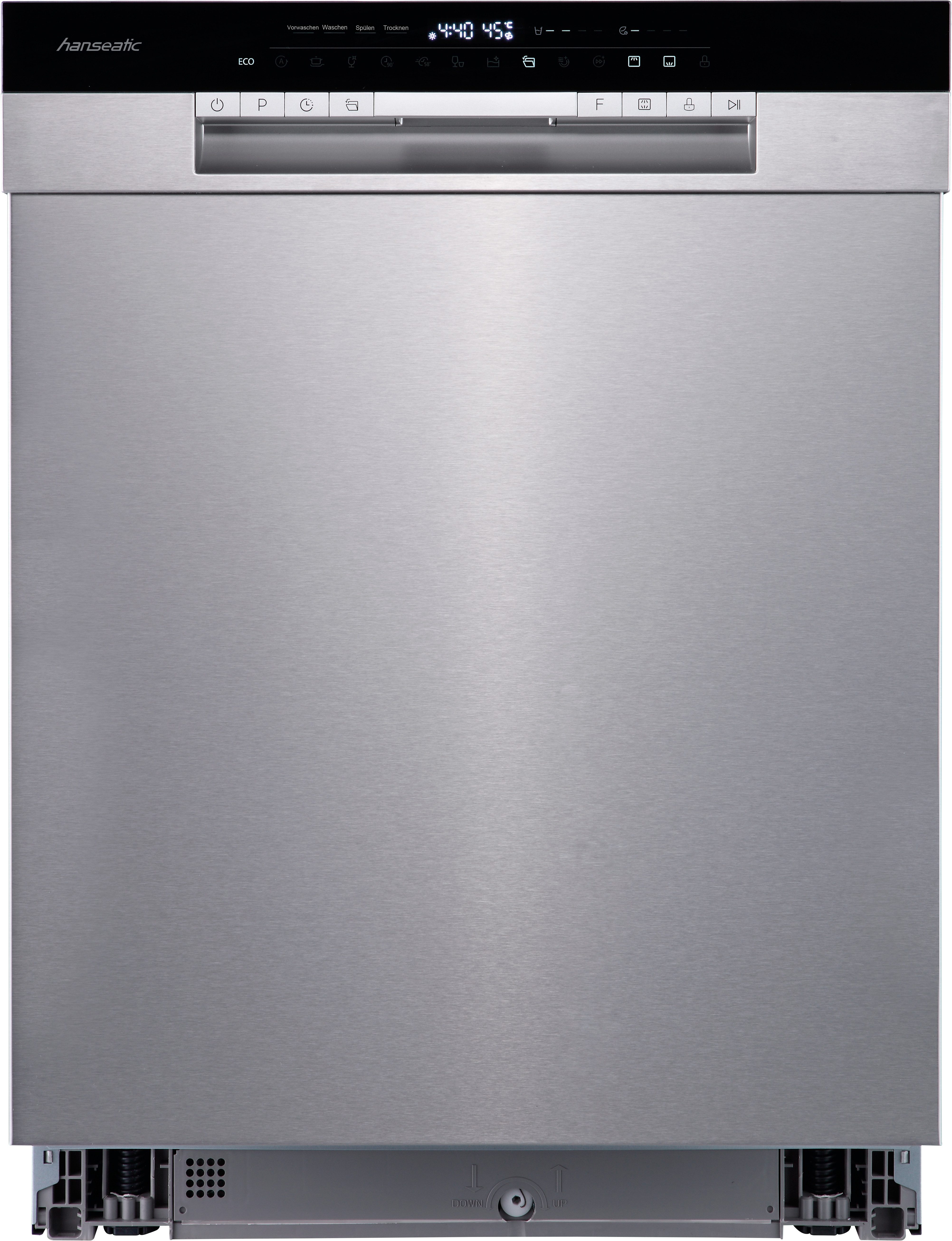 Hanseatic Unterbaugeschirrspüler HGU6082B147931ES, 14 Maßgedecke, Unterkorb mit komfortabler Hebetechnik