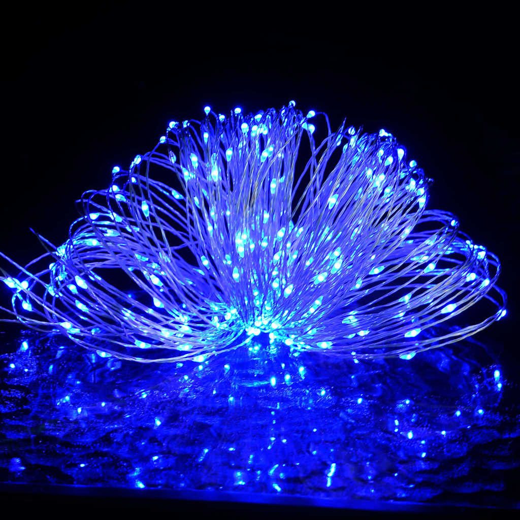 vidaXL LED-Flexbandbeleuchtung LED-Lichterkette mit 300 LEDs Blau 30 m