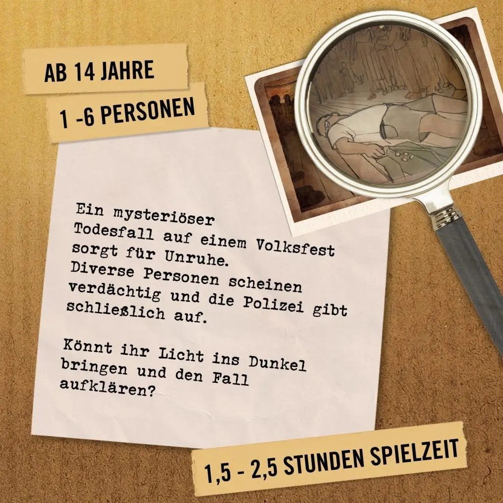 Pegasus Spiele Spiel Hidden Games Tatort: Der Fall Klein-Borstelheim 1.Fall