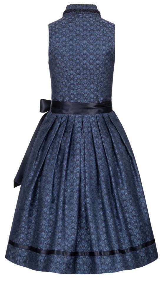 Nübler Trachtenkleid Dirndl midi Coro in Dunkelblau von Nübler