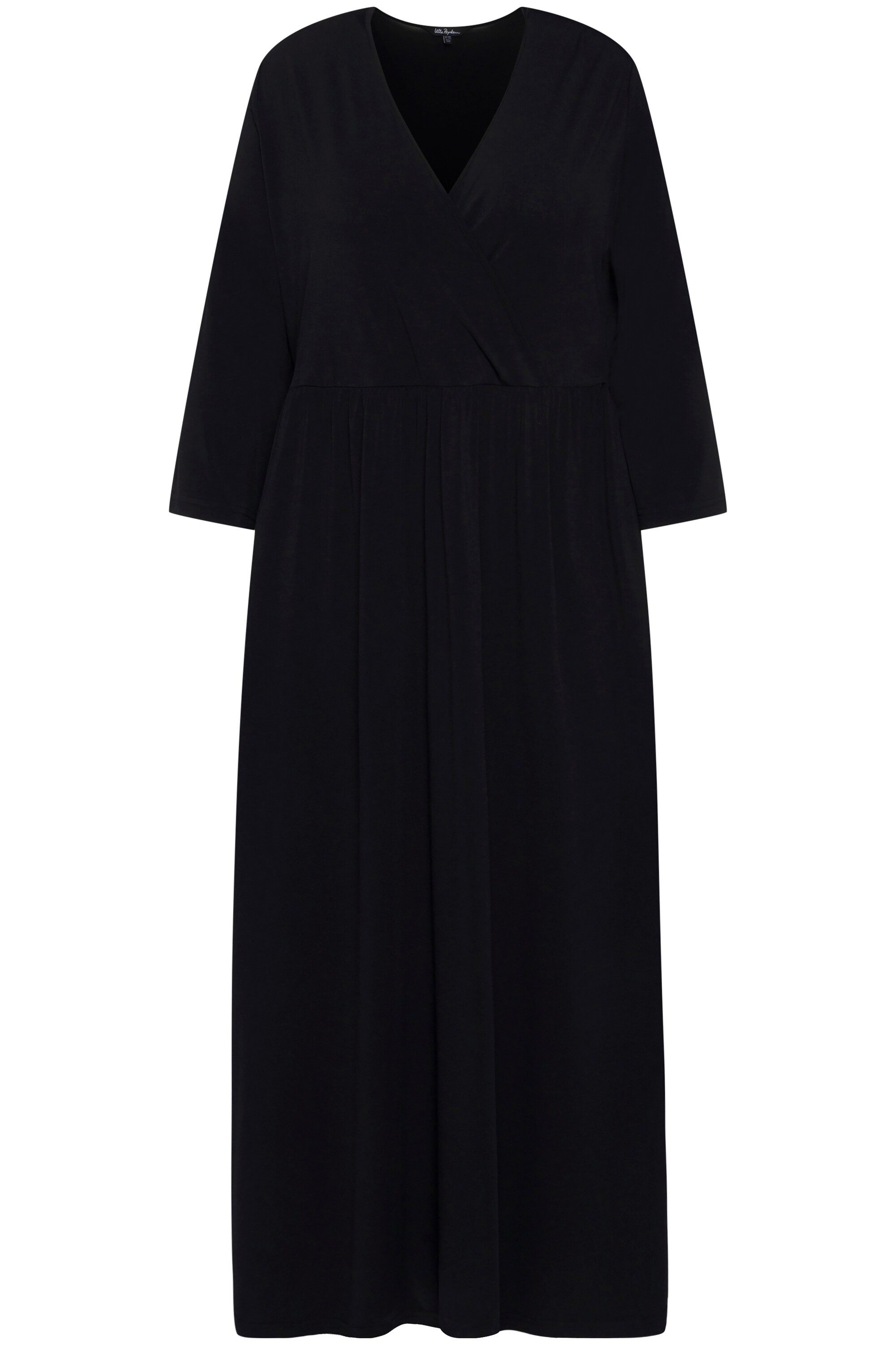 Ulla Popken Maxikleid Midikleid Punkte Wickeloptik günstig online kaufen
