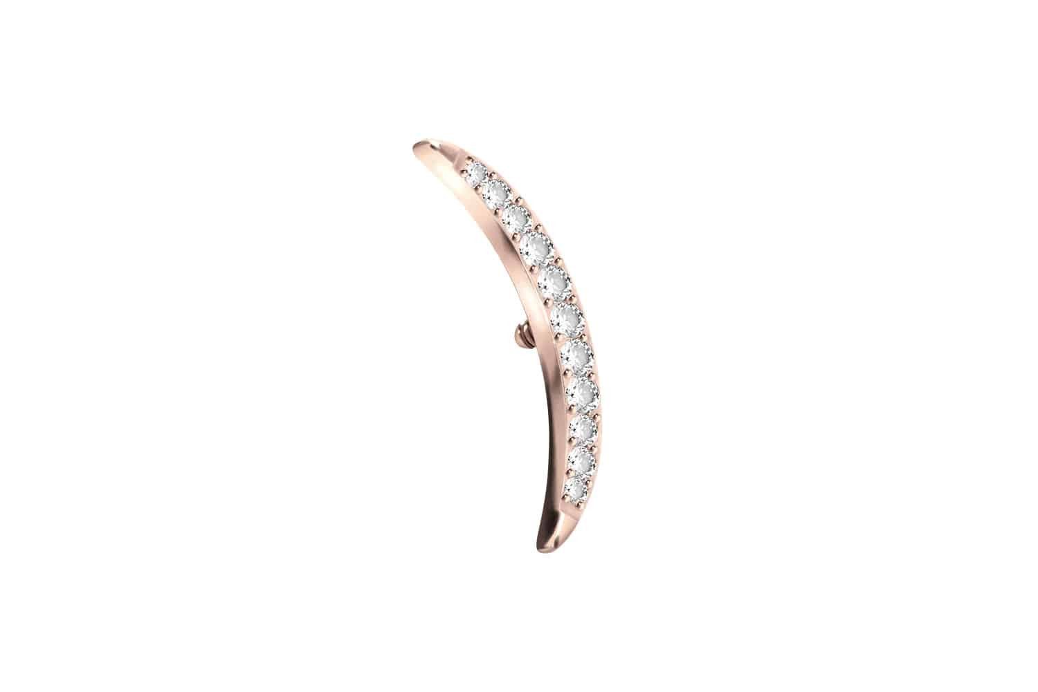 PIERCINGLINE Piercing-Set Titan Schraubaufsatz mit Außengewinde günstig online kaufen